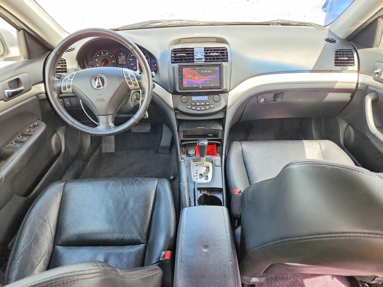 2005 Acura Tsx Silver vin: JH4CL96845C002389