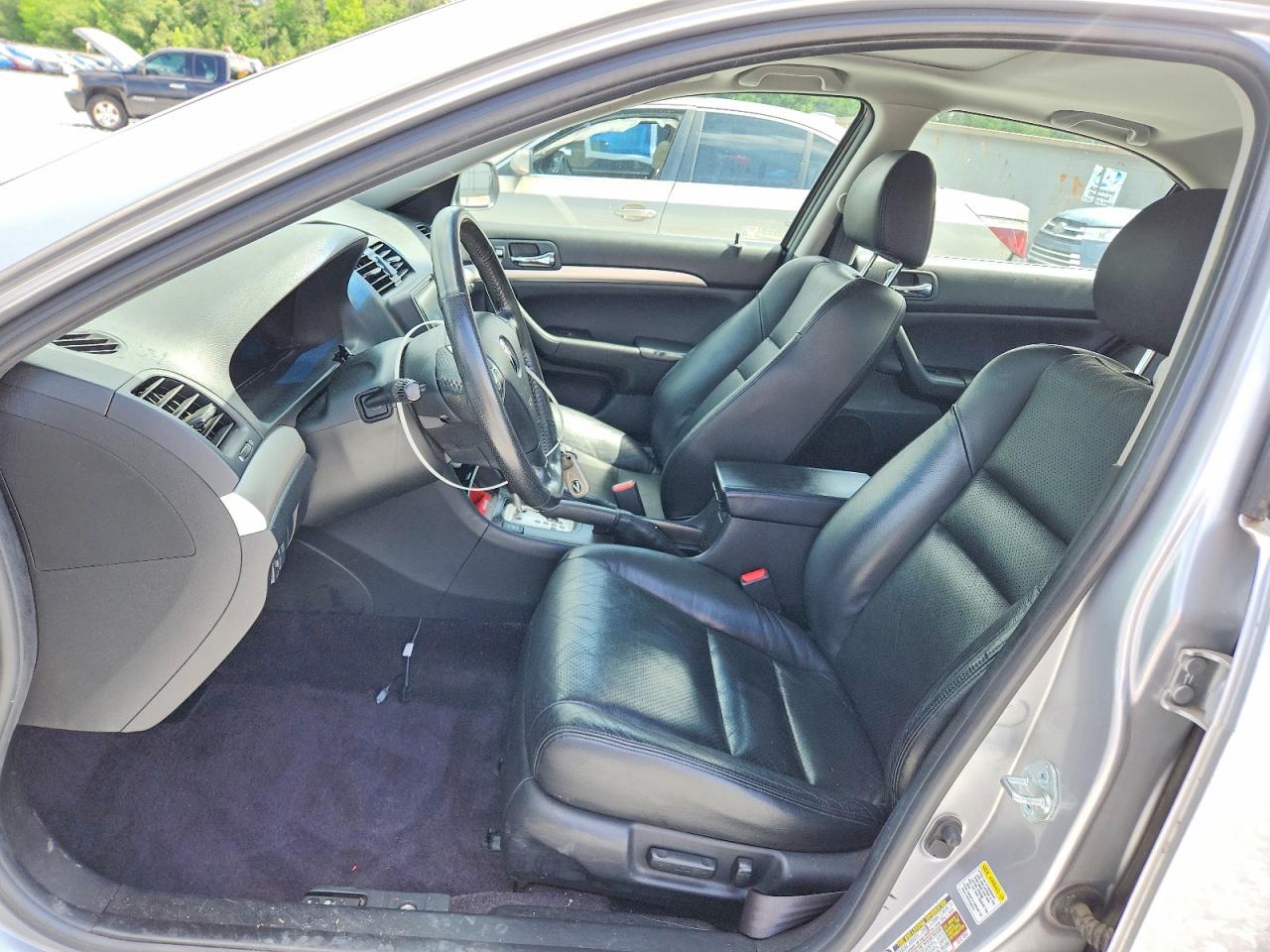 2005 Acura Tsx Silver vin: JH4CL96845C002389