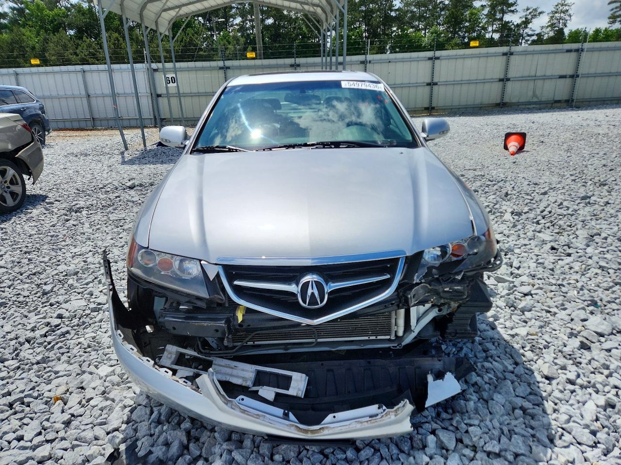 2005 Acura Tsx Silver vin: JH4CL96845C002389