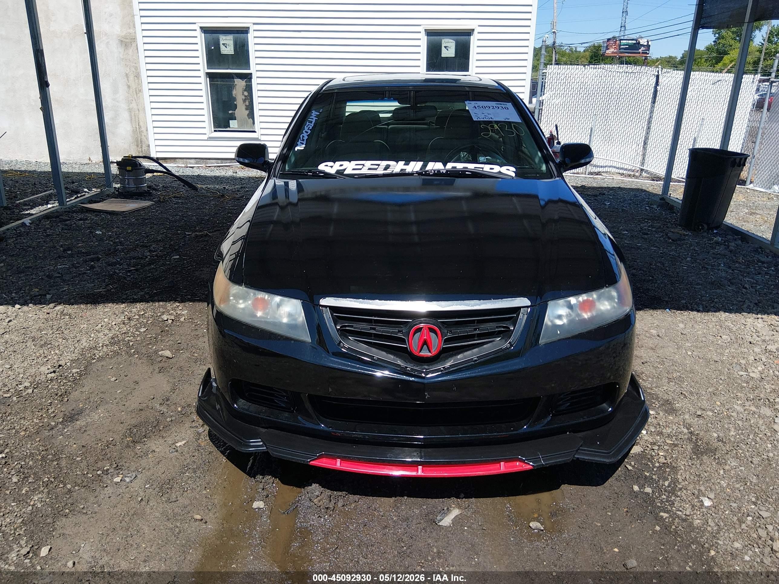 2005 Acura Tsx   Черный vin: JH4CL96845C024909