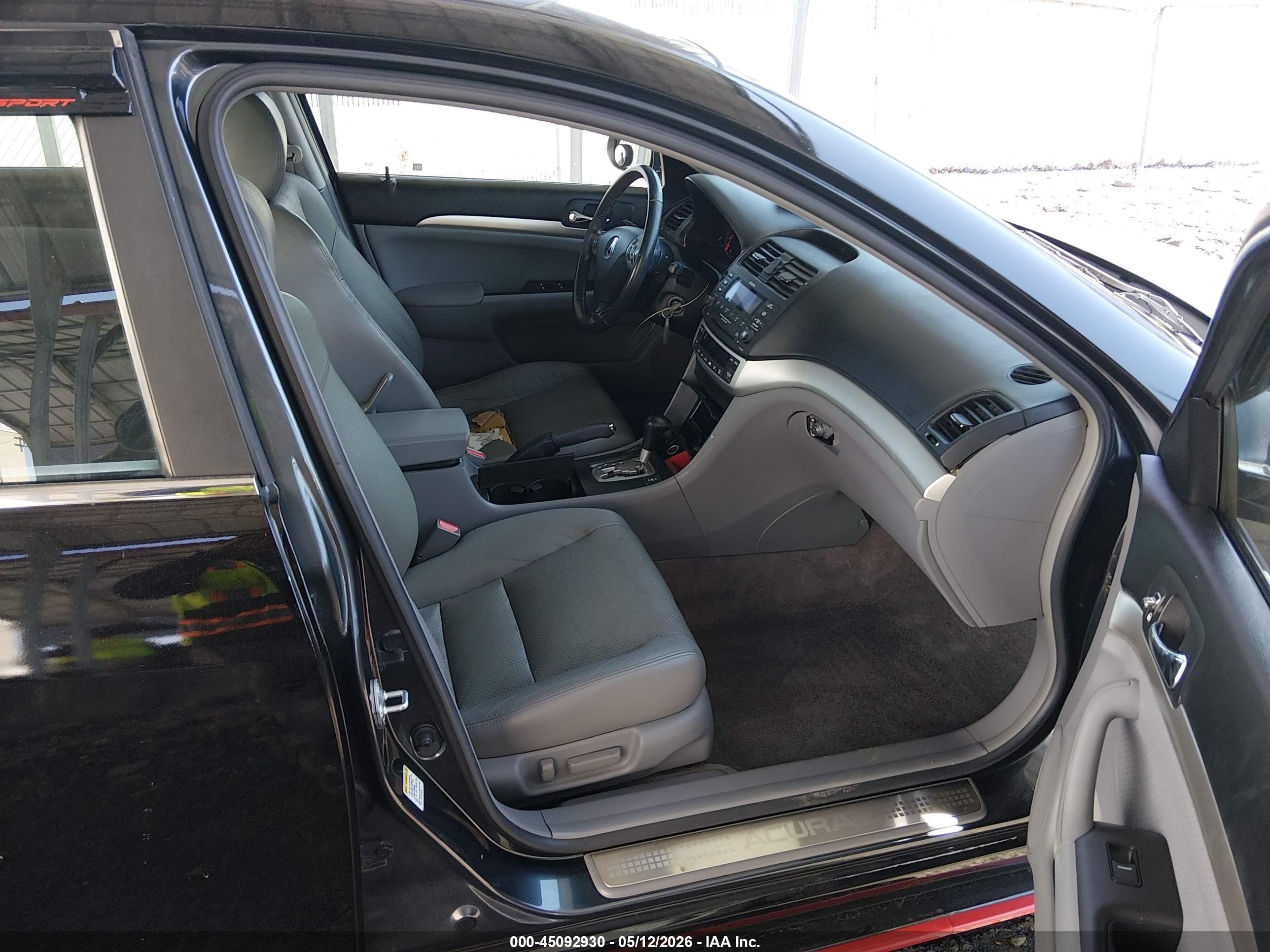 2005 Acura Tsx   Черный vin: JH4CL96845C024909