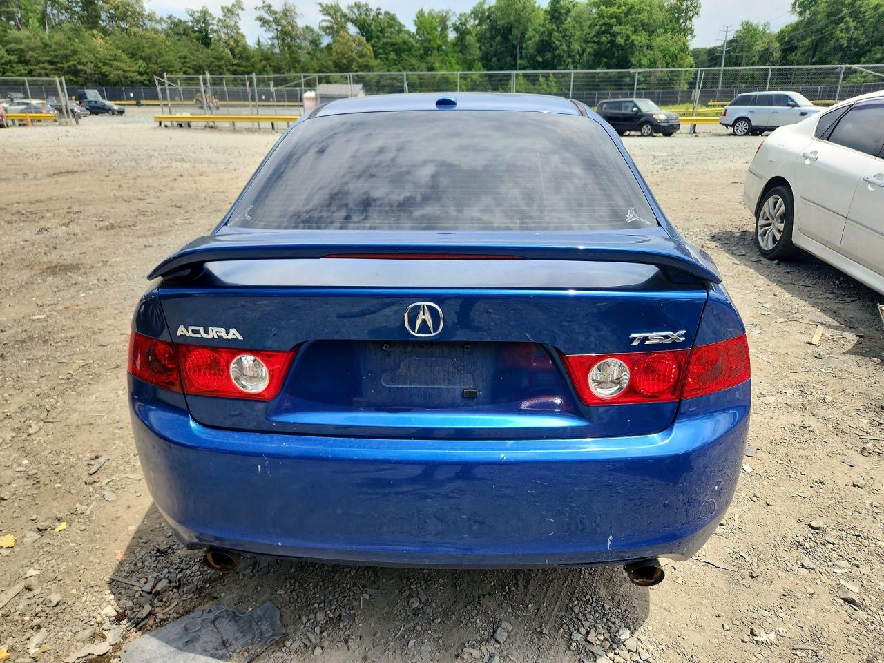 2005 Acura Tsx Blue vin: JH4CL96845C032976