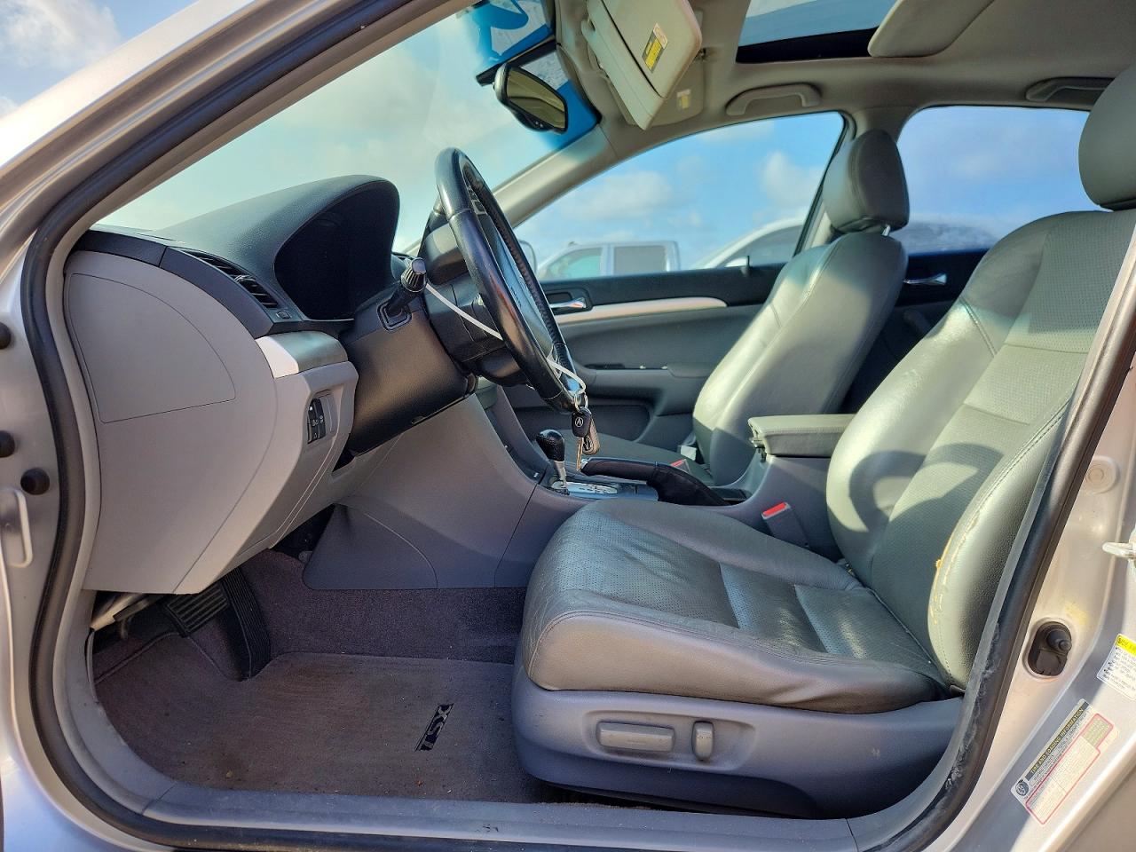 2006 Acura Tsx Silver vin: JH4CL96846C003057