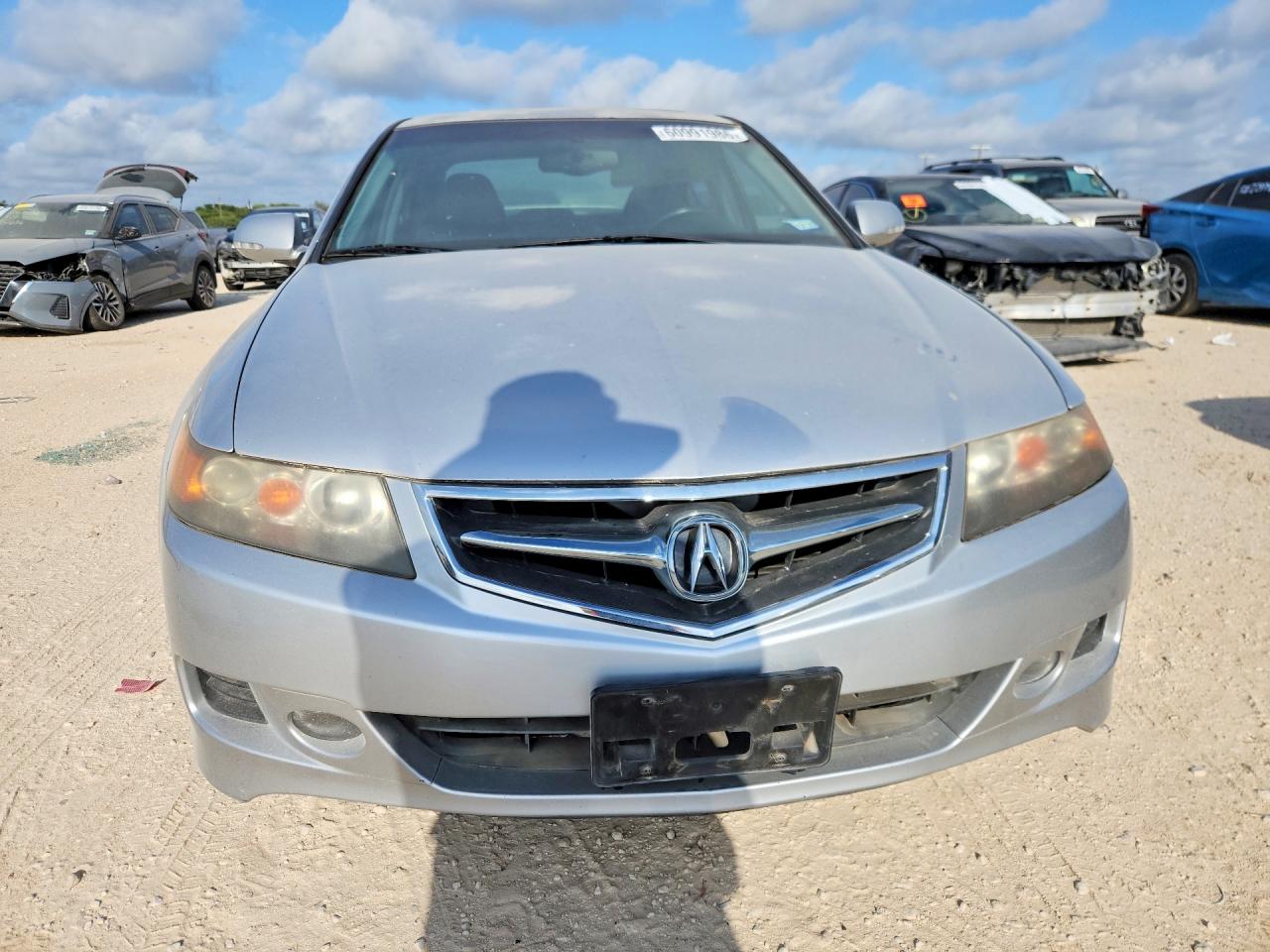 2006 Acura Tsx Silver vin: JH4CL96846C003057