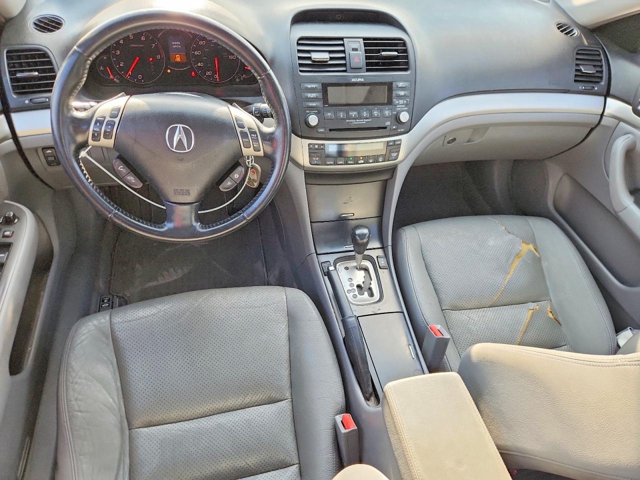 2006 Acura Tsx Silver vin: JH4CL96846C003057