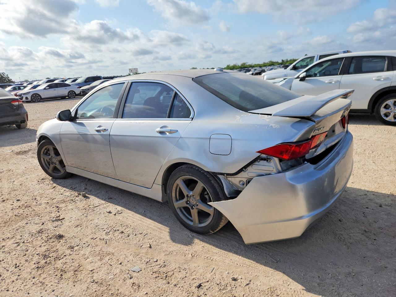 2006 Acura Tsx Silver vin: JH4CL96846C003057