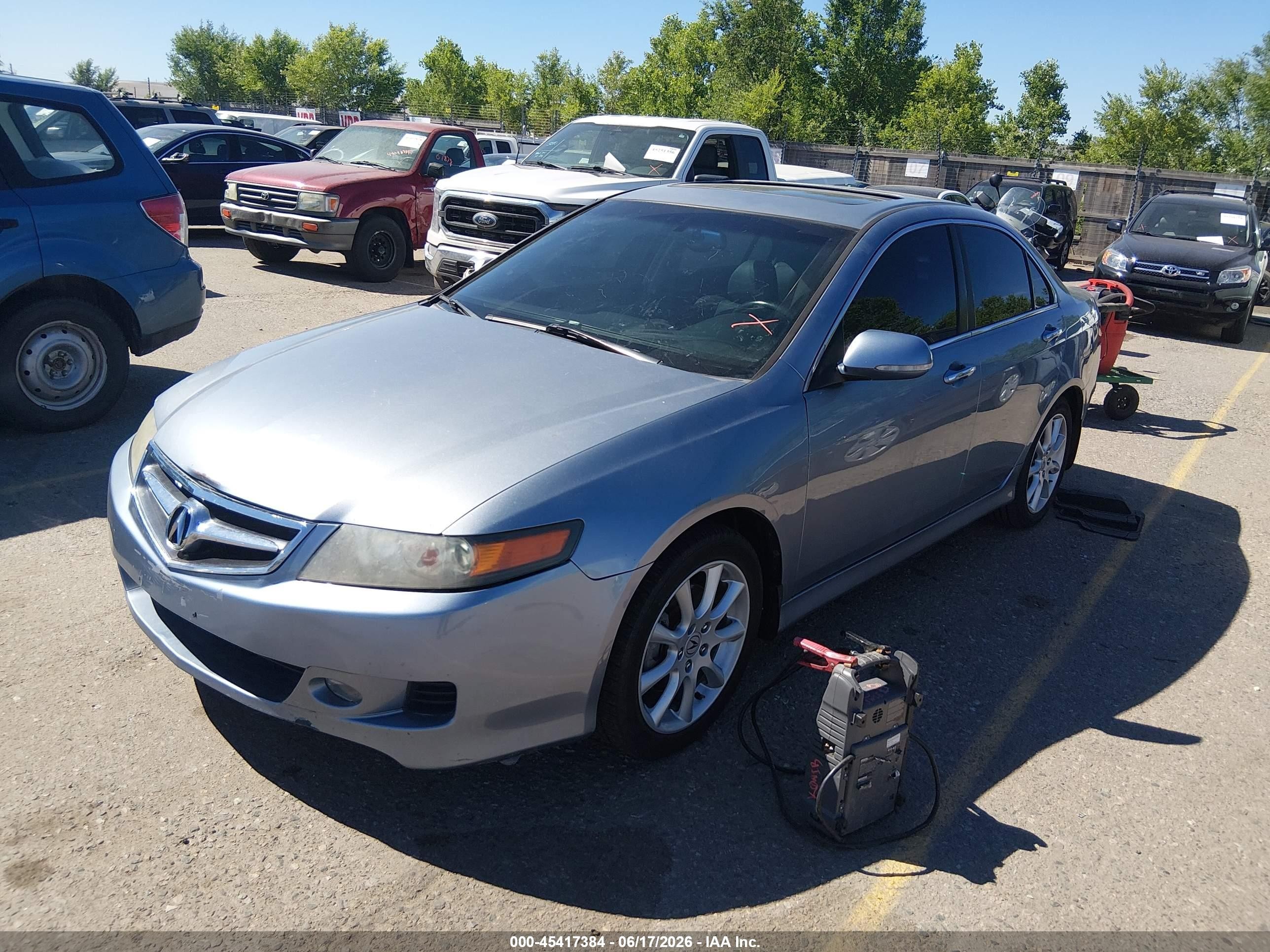 2006 Acura Tsx   Gray vin: JH4CL96846C027844