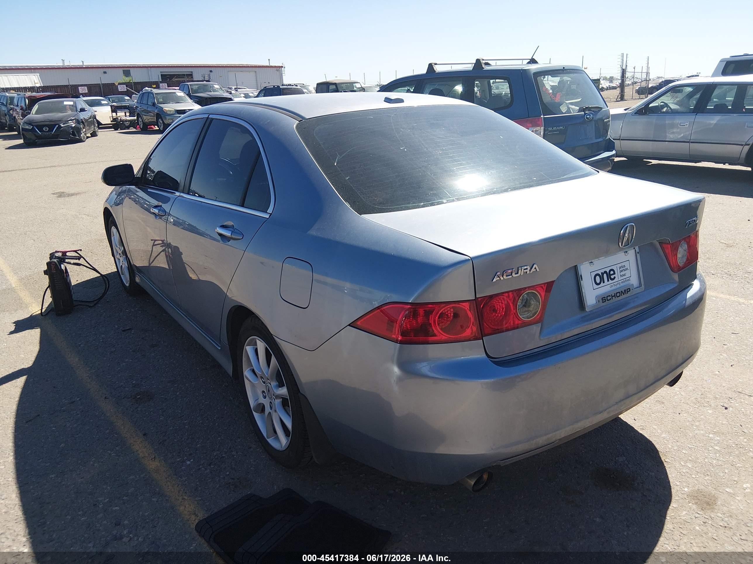 2006 Acura Tsx   Gray vin: JH4CL96846C027844