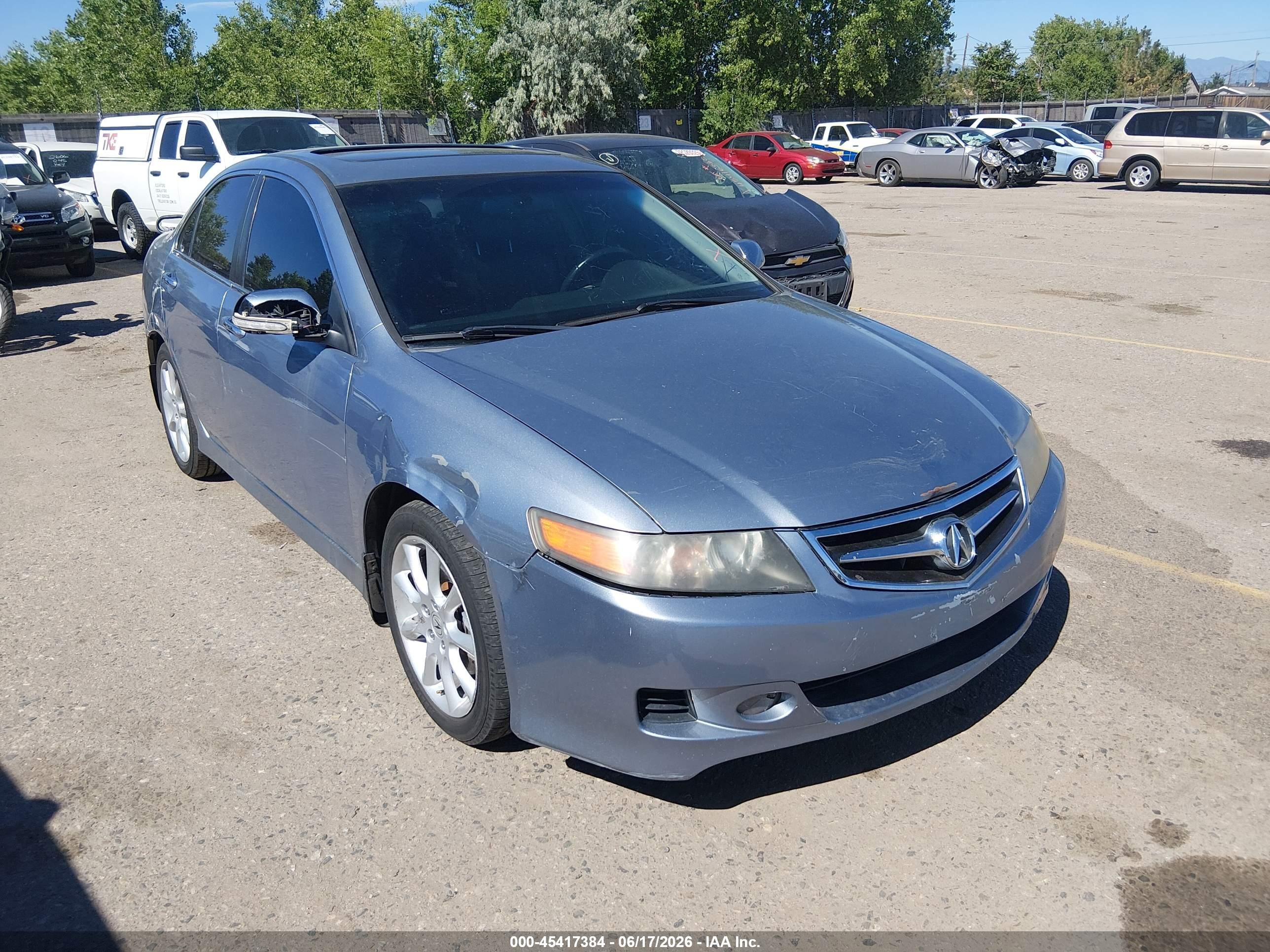 2006 Acura Tsx   Серый vin: JH4CL96846C027844