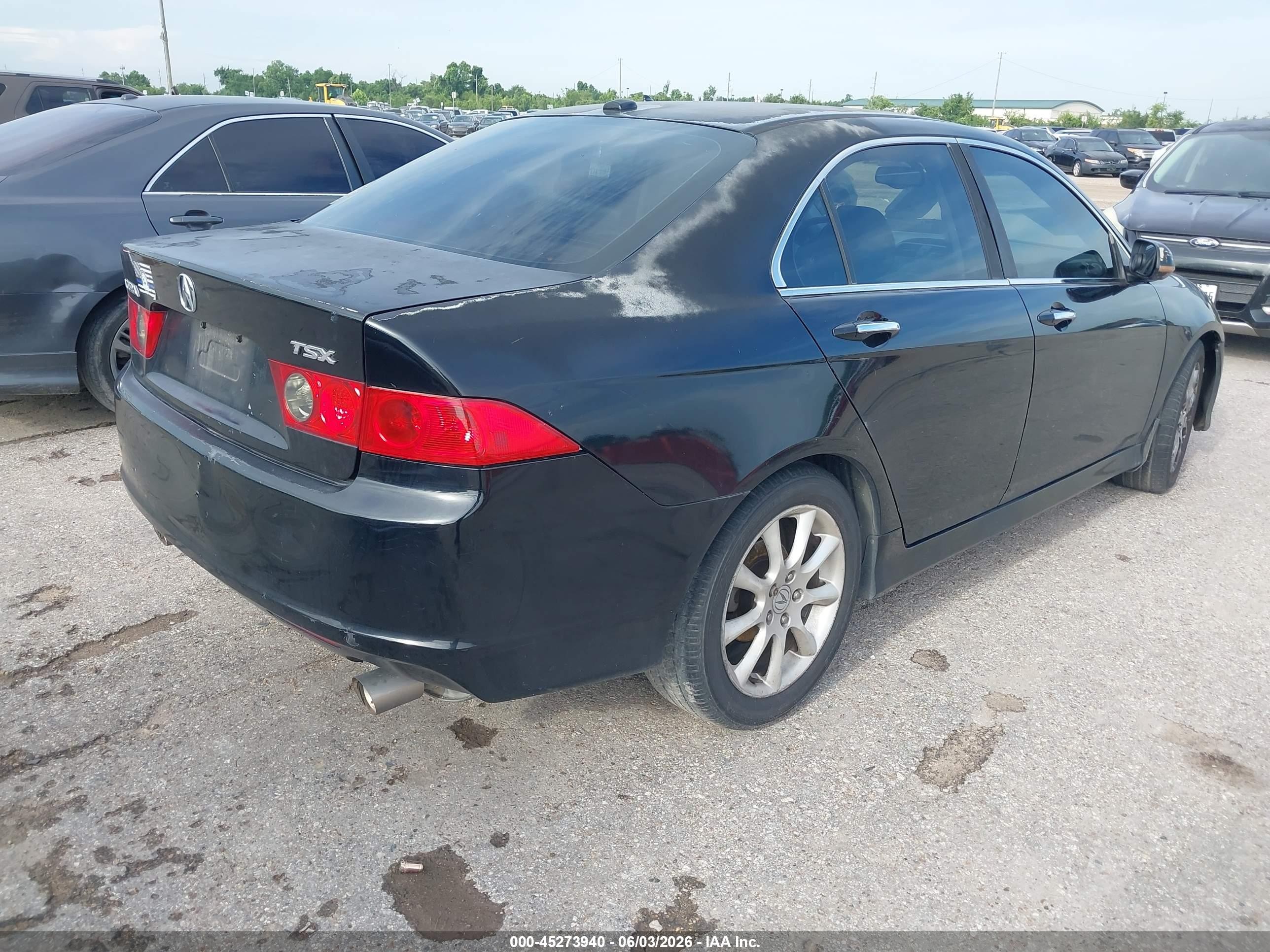 2006 Acura Tsx   Black vin: JH4CL96846C039525