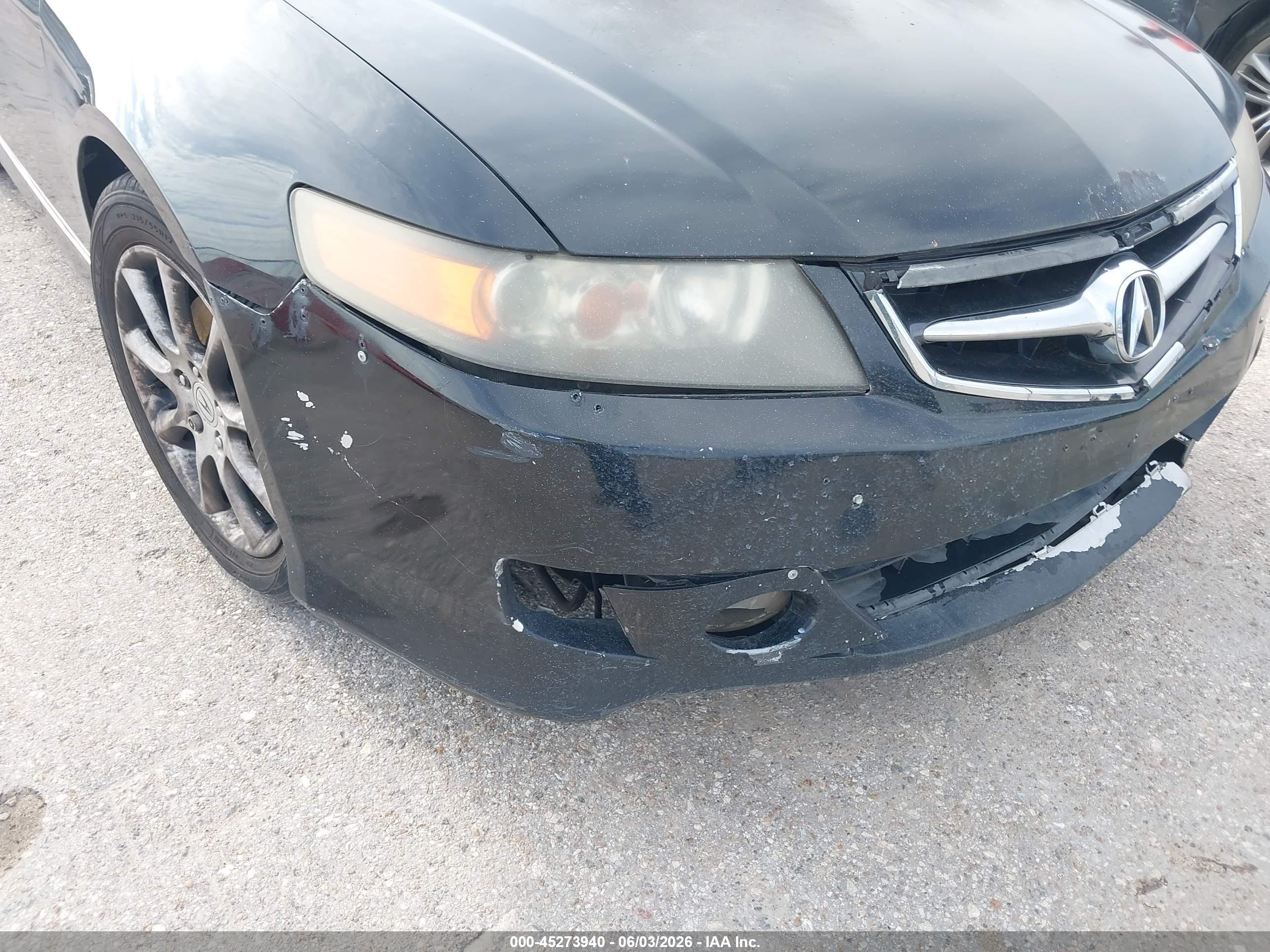 2006 Acura Tsx   Black vin: JH4CL96846C039525