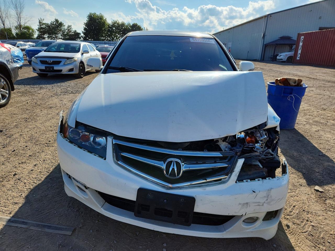 2006 Acura Tsx White vin: JH4CL96846C801851