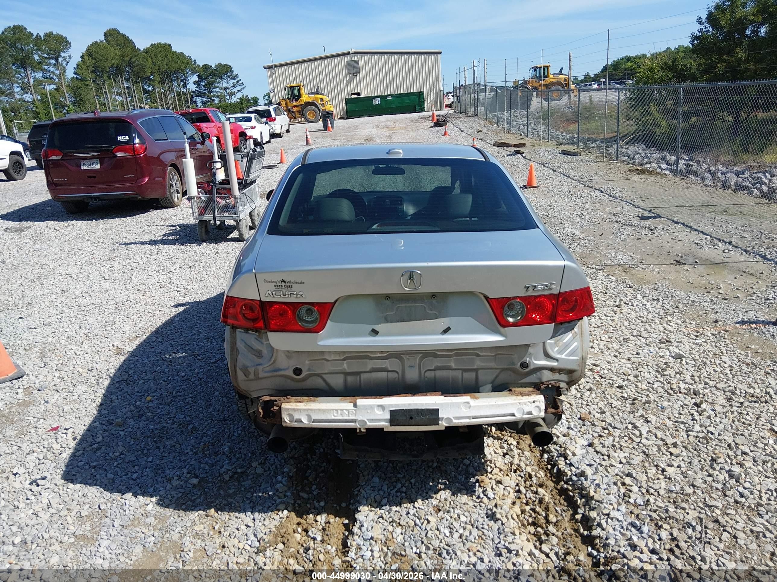 2007 Acura Tsx   Silver vin: JH4CL96847C000502