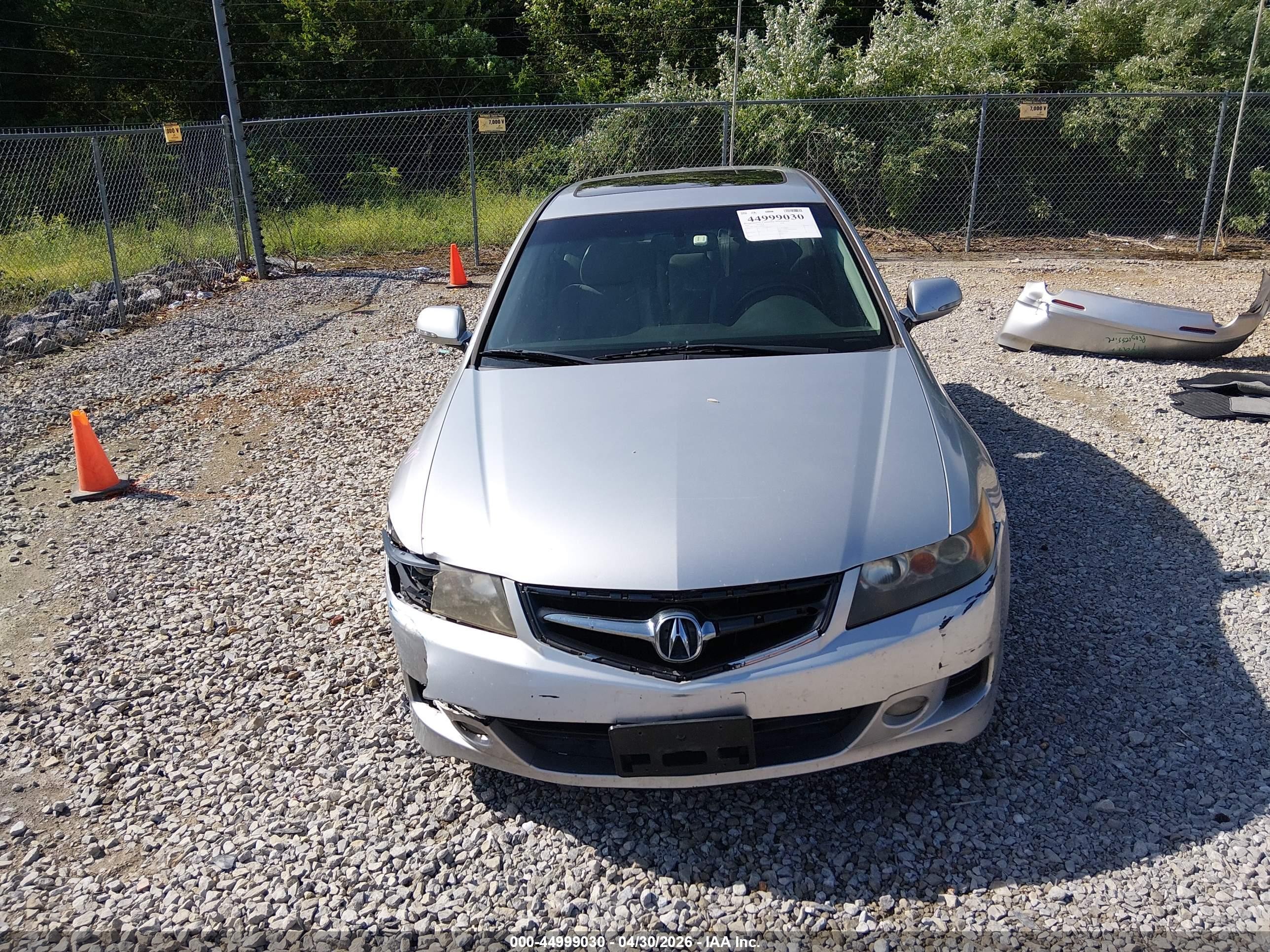 2007 Acura Tsx   Silver vin: JH4CL96847C000502