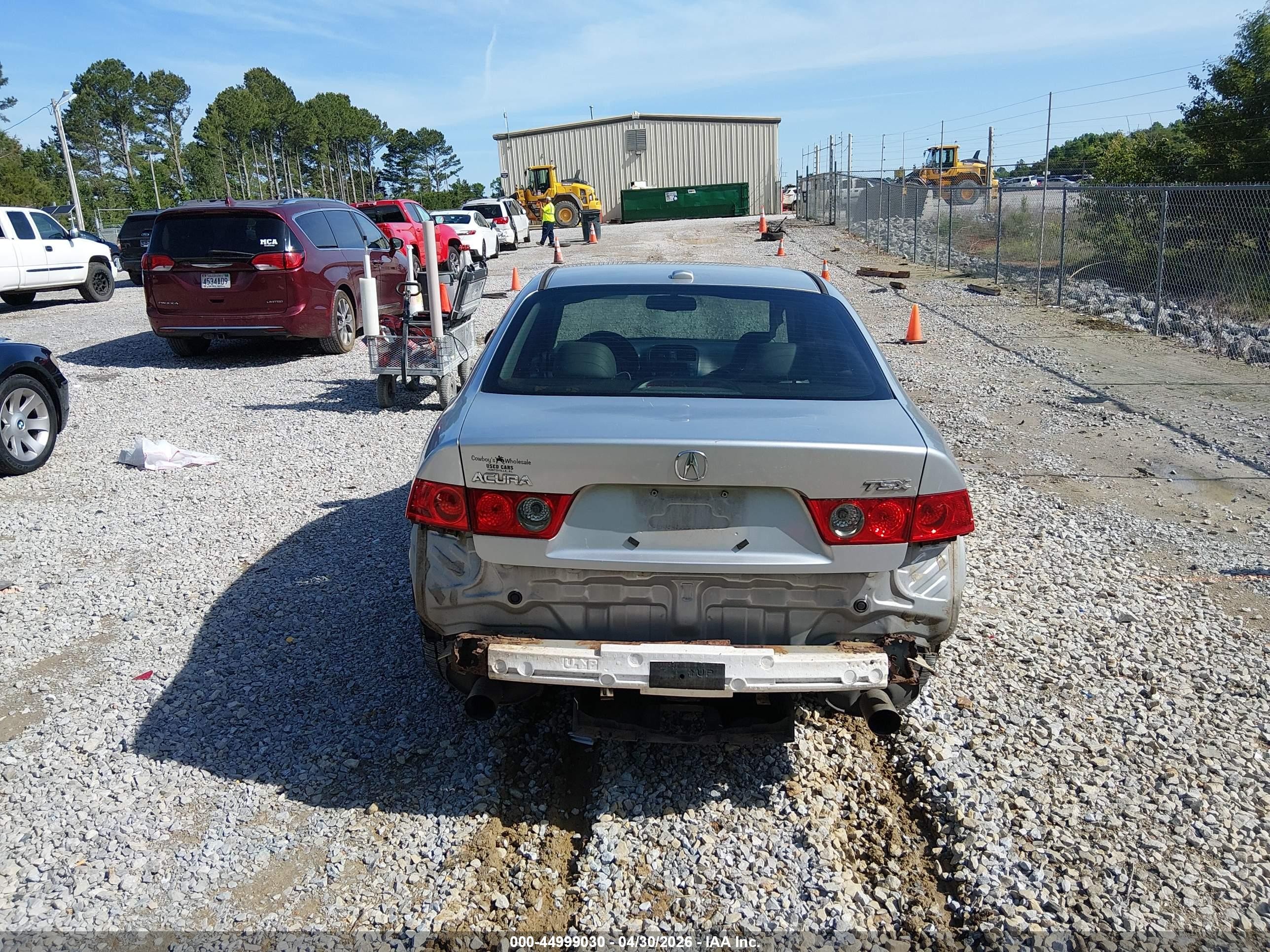 2007 Acura Tsx   Silver vin: JH4CL96847C000502