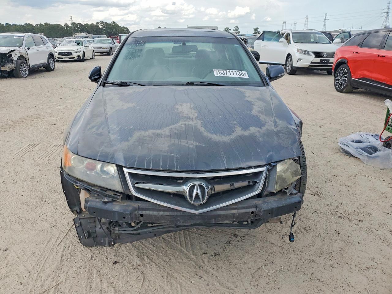 2007 Acura Tsx Blue vin: JH4CL96847C021446