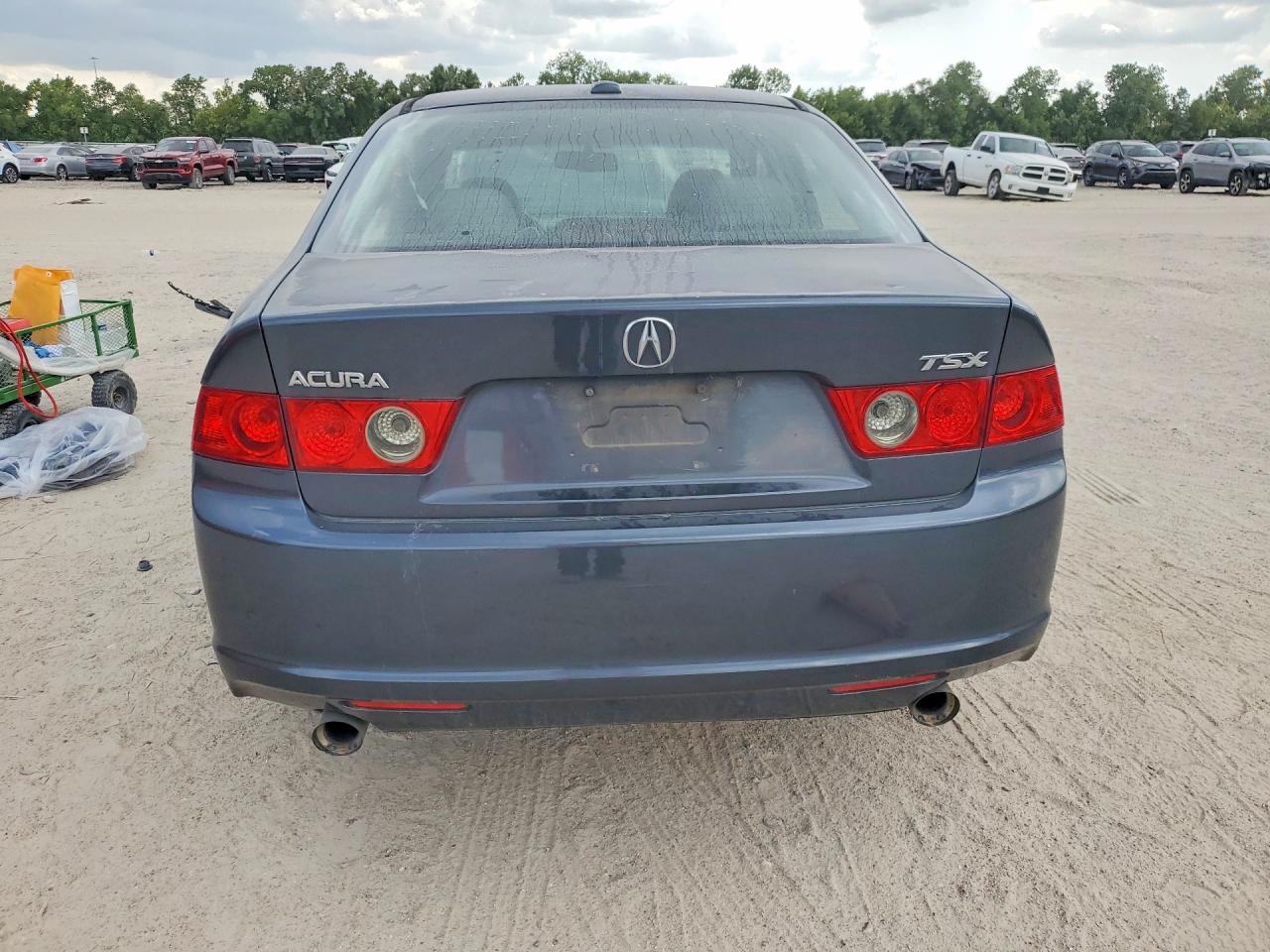 2007 Acura Tsx Blue vin: JH4CL96847C021446