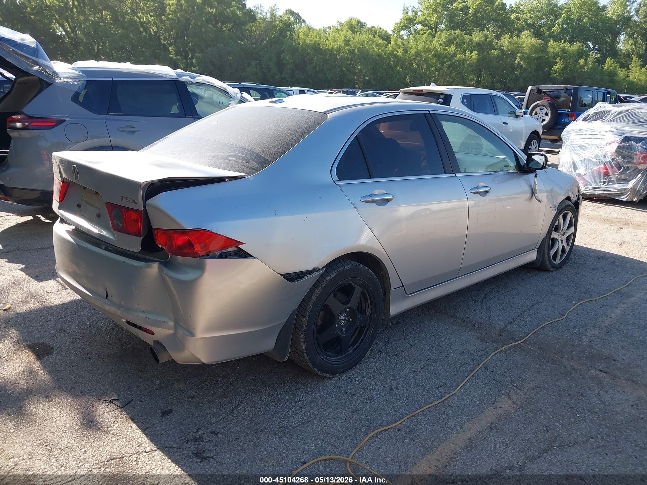 2008 Acura Tsx Серебряный vin: JH4CL96848C003675