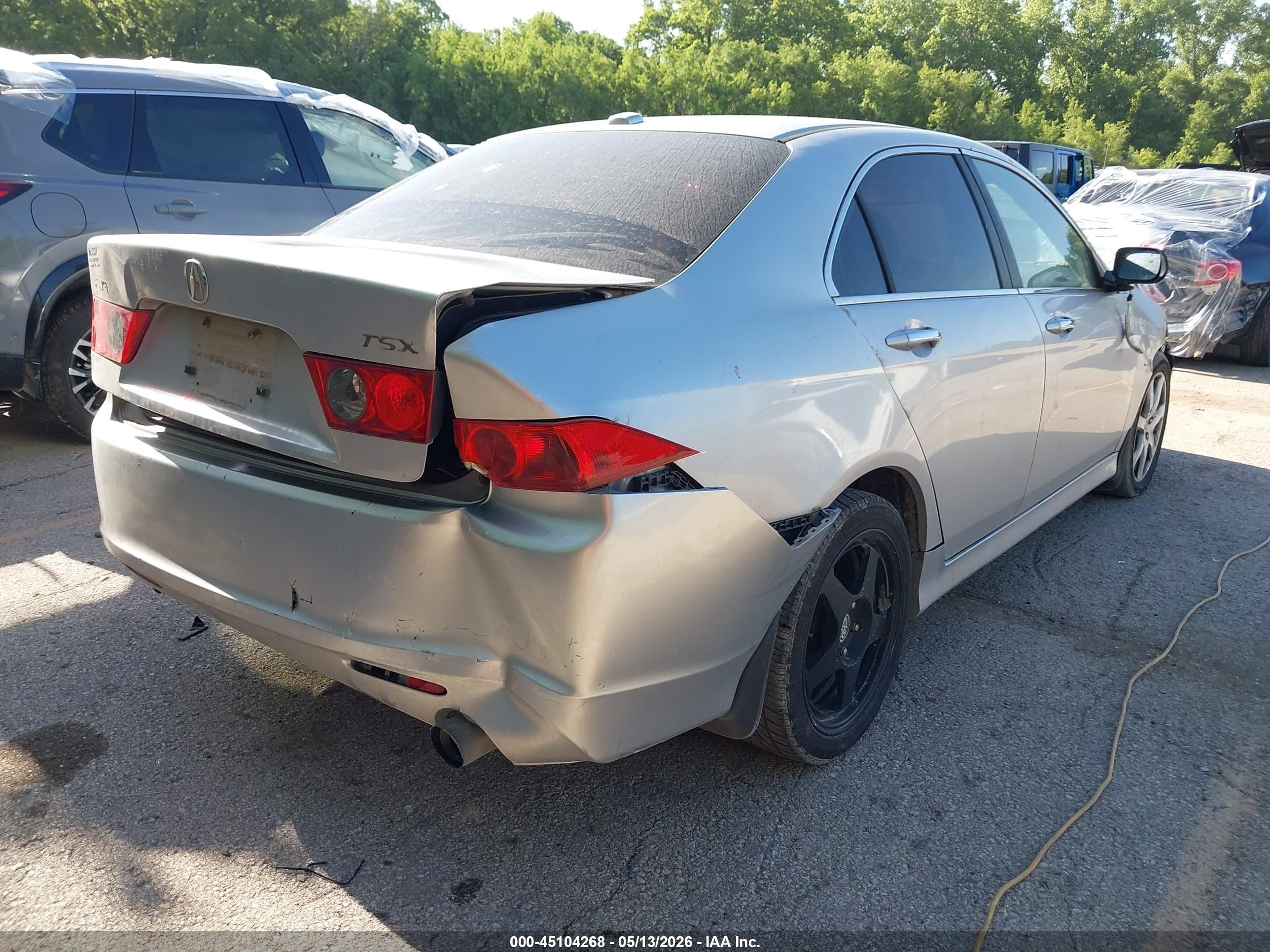 2008 Acura Tsx Серебряный vin: JH4CL96848C003675
