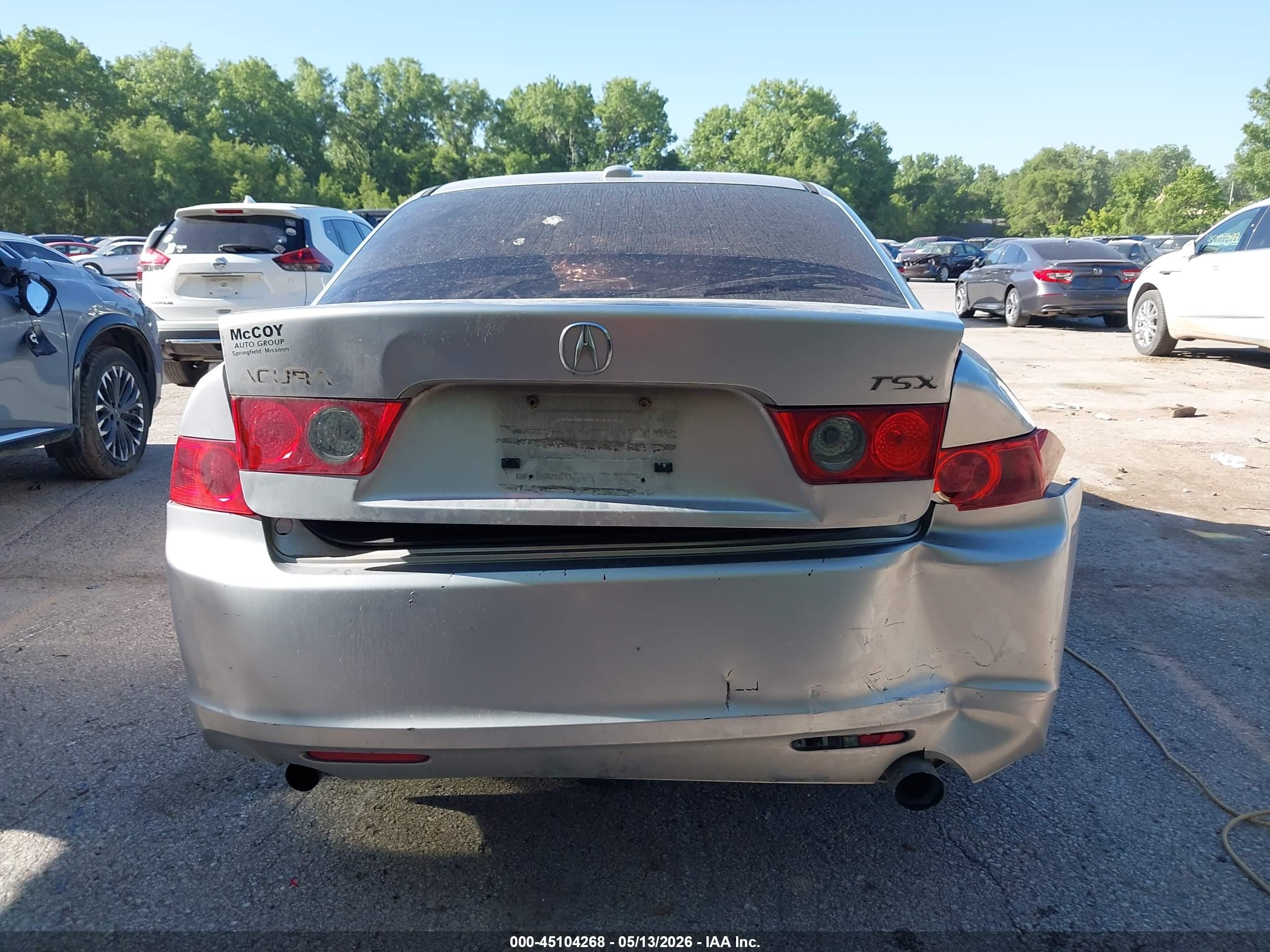 2008 Acura Tsx Серебряный vin: JH4CL96848C003675