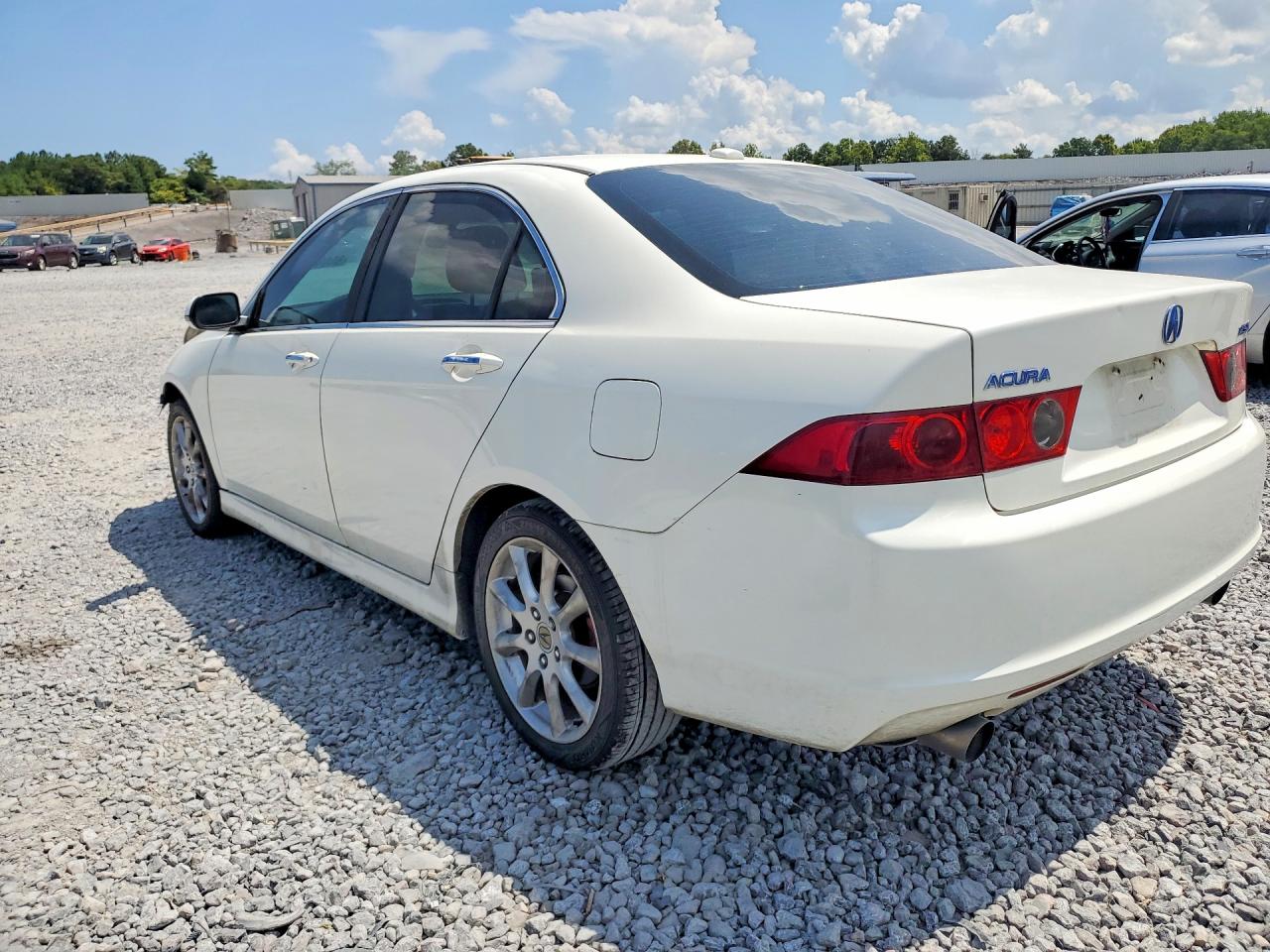 2008 Acura Tsx White vin: JH4CL96848C013851