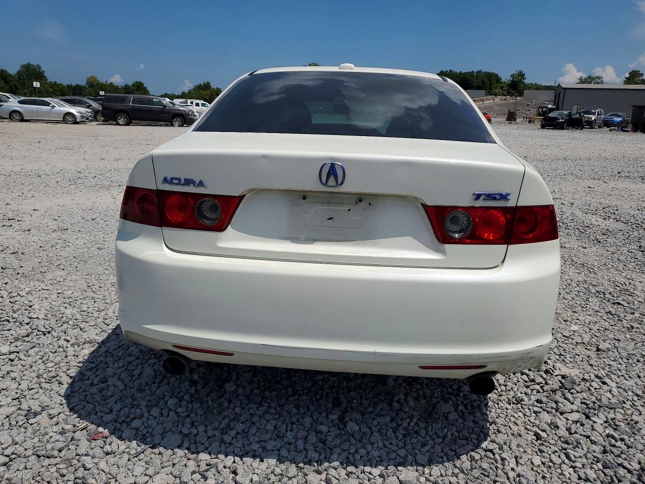 2008 Acura Tsx White vin: JH4CL96848C013851