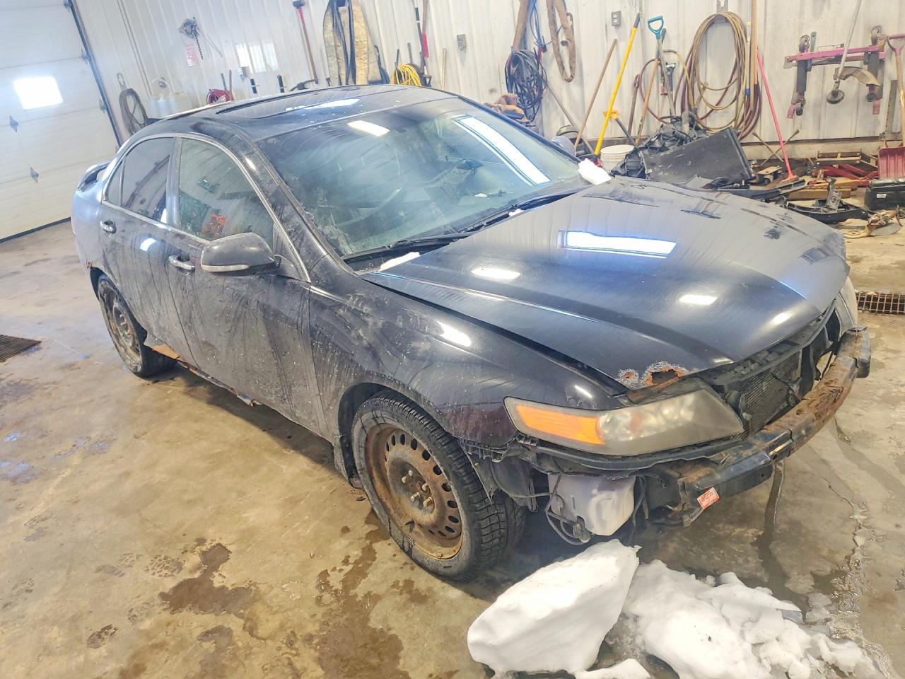 2008 Acura Tsx Black vin: JH4CL96848C800508