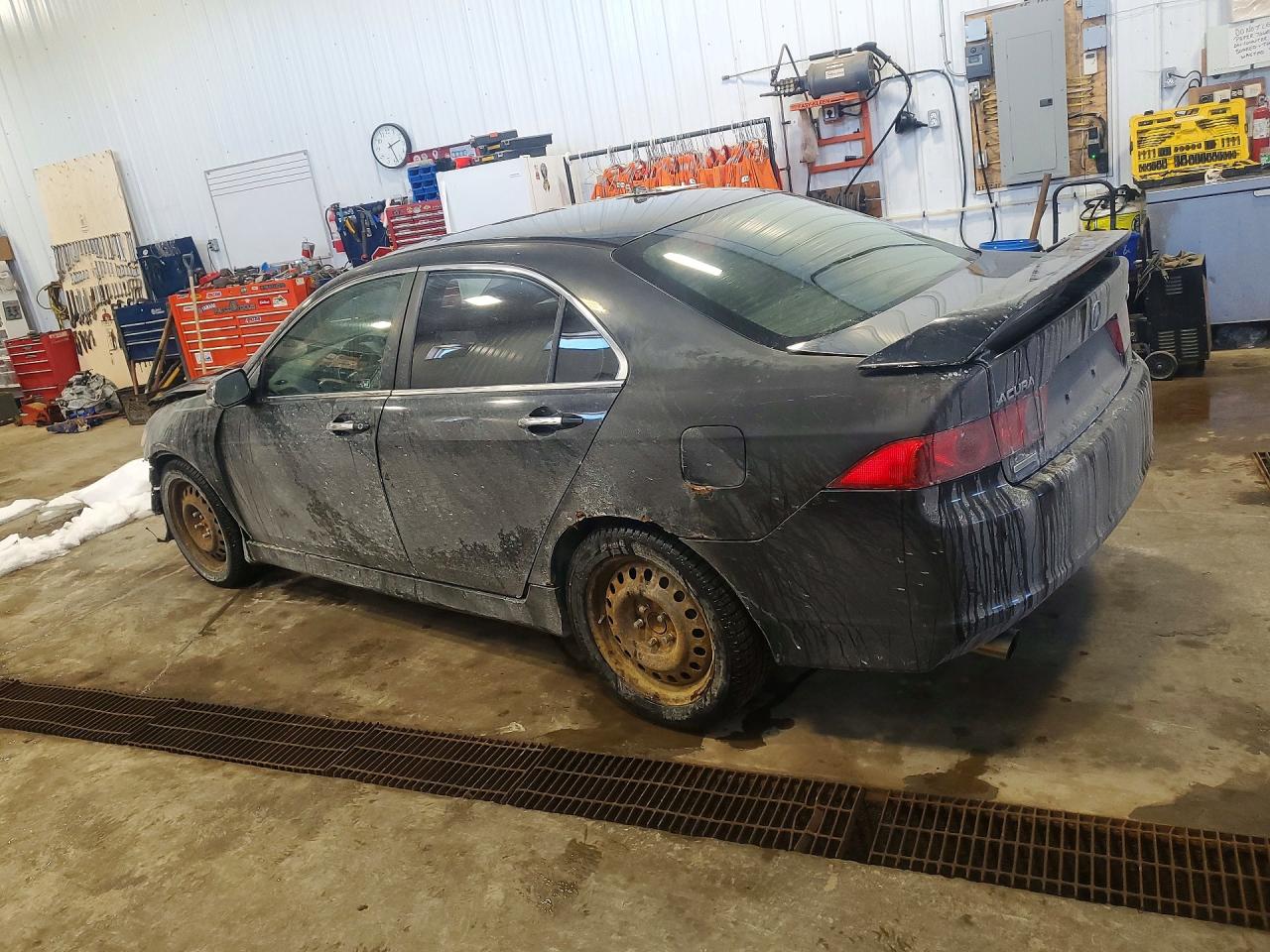 2008 Acura Tsx Black vin: JH4CL96848C800508