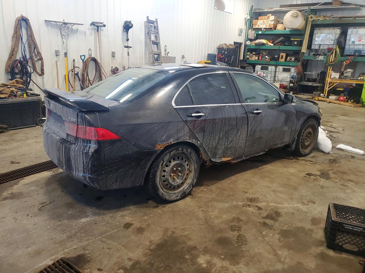 2008 Acura Tsx Black vin: JH4CL96848C800508