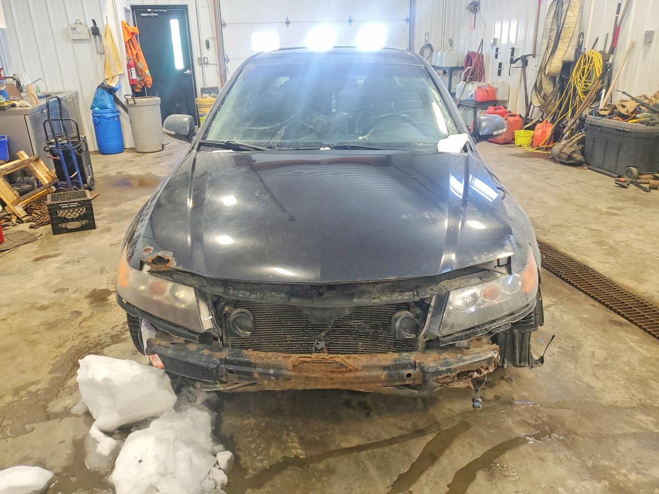 2008 Acura Tsx Black vin: JH4CL96848C800508