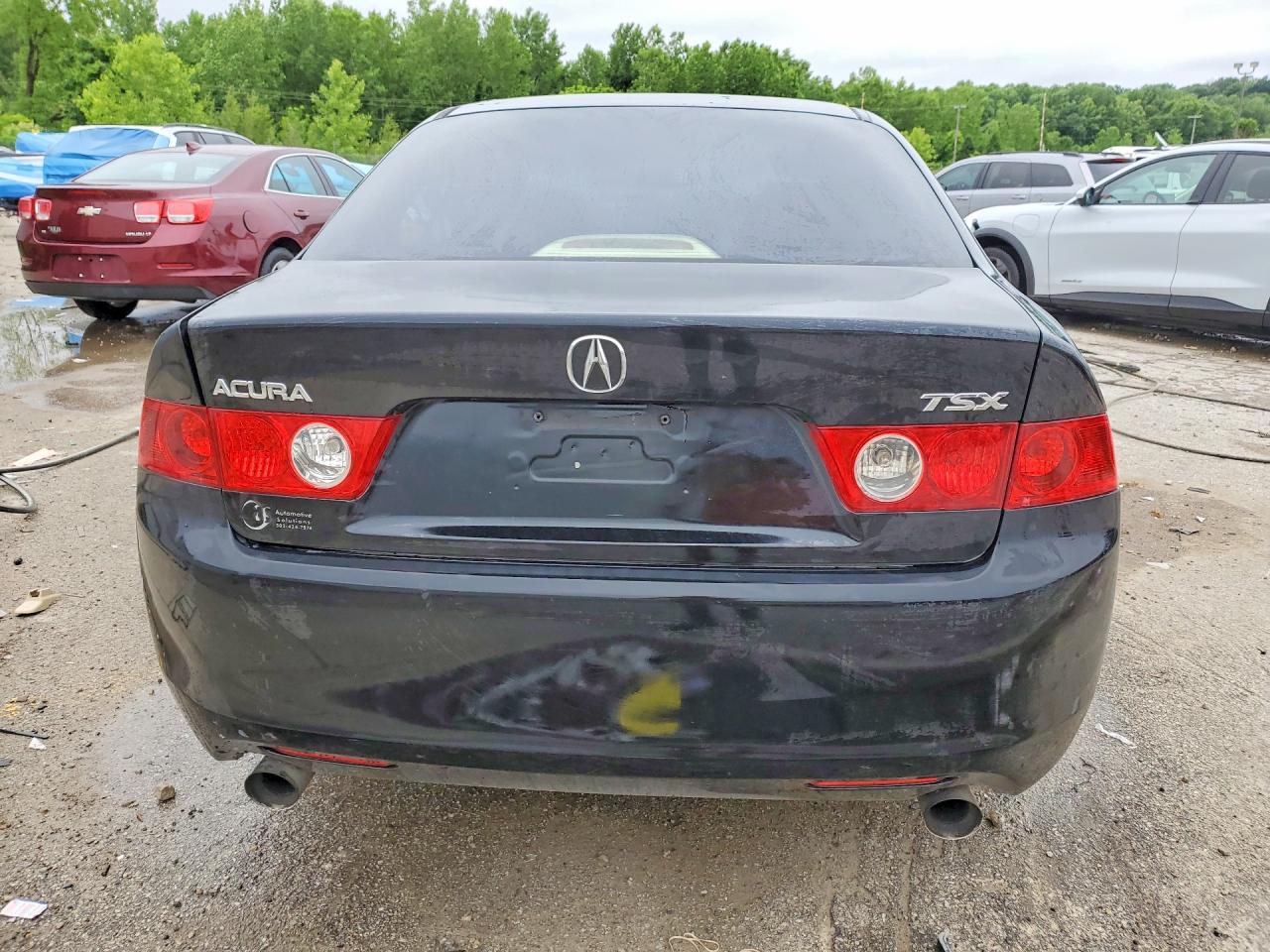 2004 Acura Tsx Black vin: JH4CL96854C004506