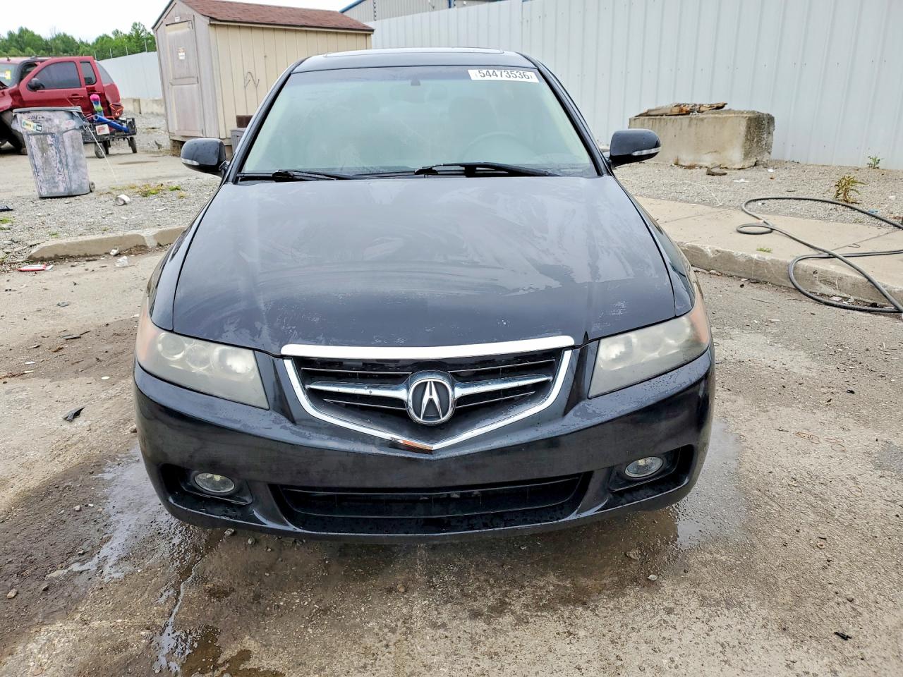 2004 Acura Tsx Black vin: JH4CL96854C004506