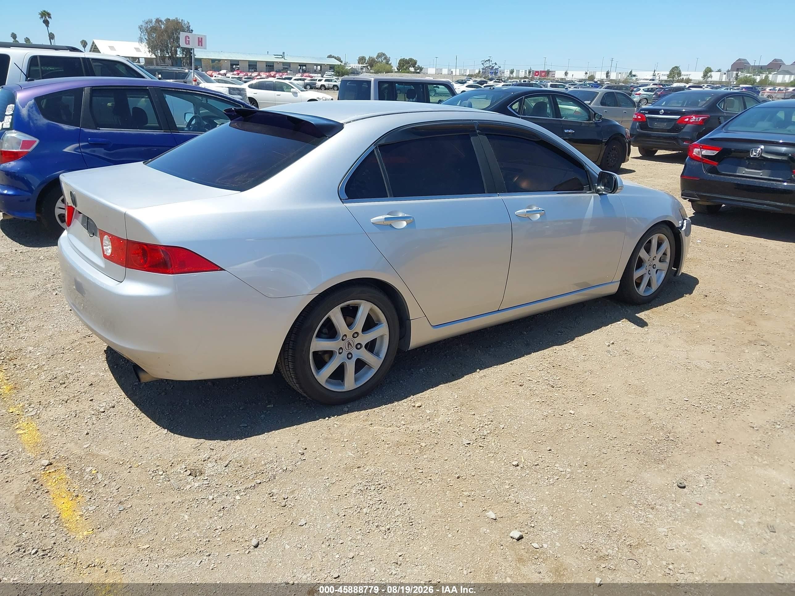 2004 Acura Tsx   Gray vin: JH4CL96854C008121