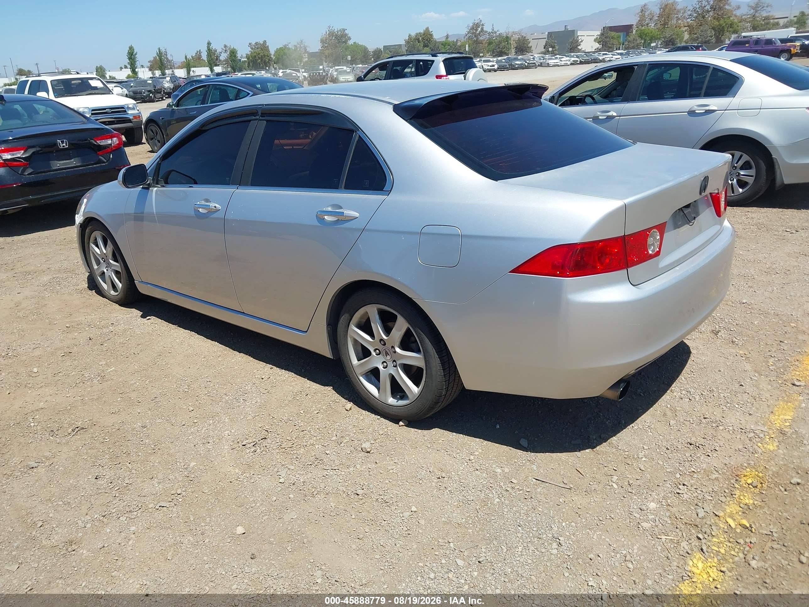 2004 Acura Tsx   Gray vin: JH4CL96854C008121