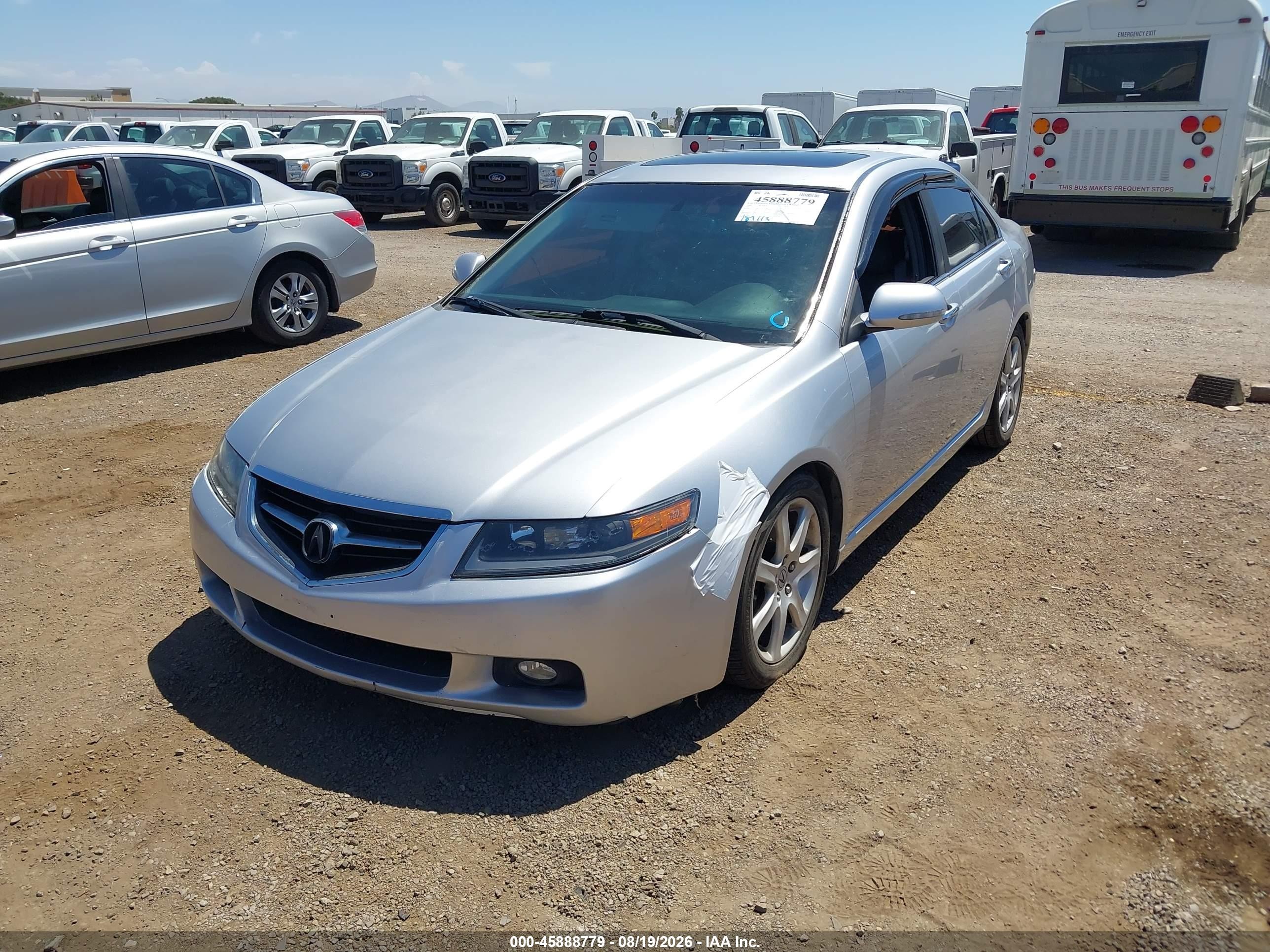 2004 Acura Tsx   Gray vin: JH4CL96854C008121