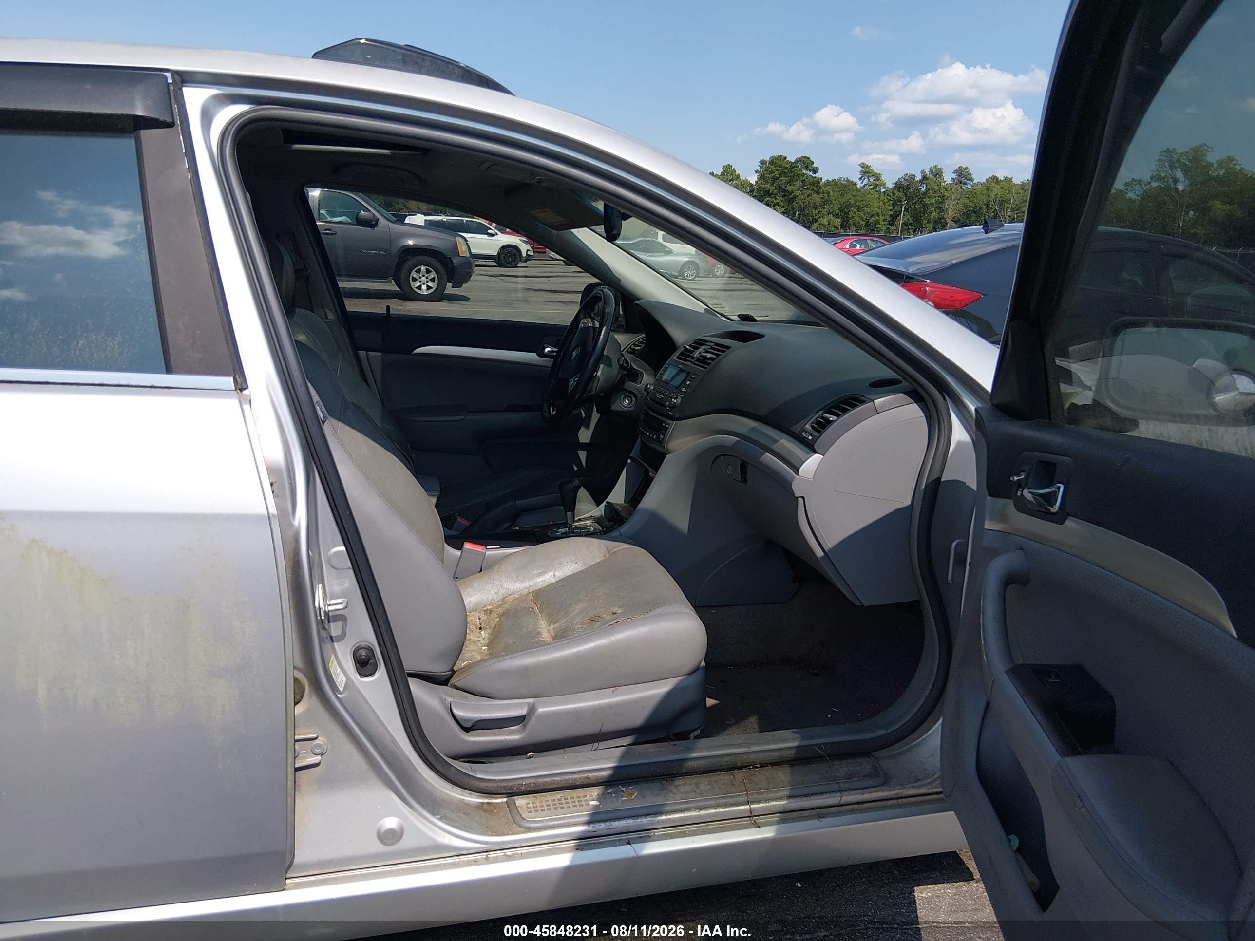 2004 Acura Tsx   Silver vin: JH4CL96854C013402