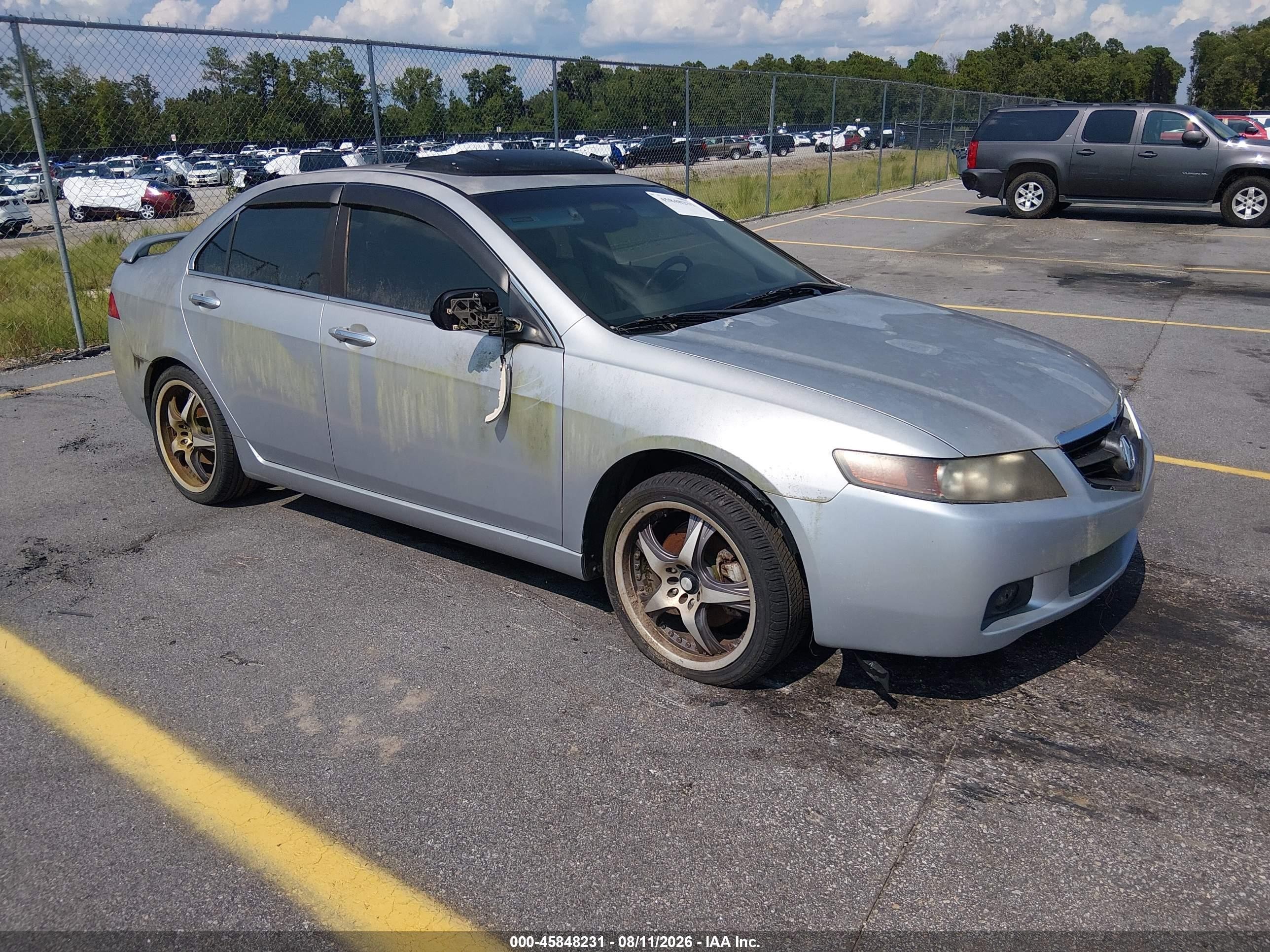 2004 Acura Tsx   Silver vin: JH4CL96854C013402