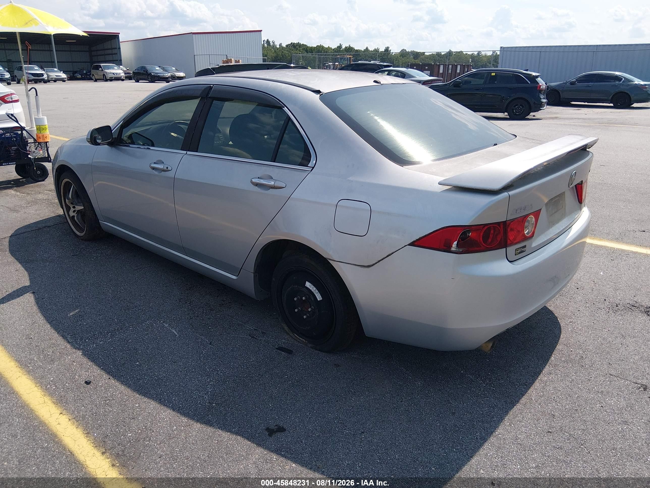 2004 Acura Tsx   Silver vin: JH4CL96854C013402