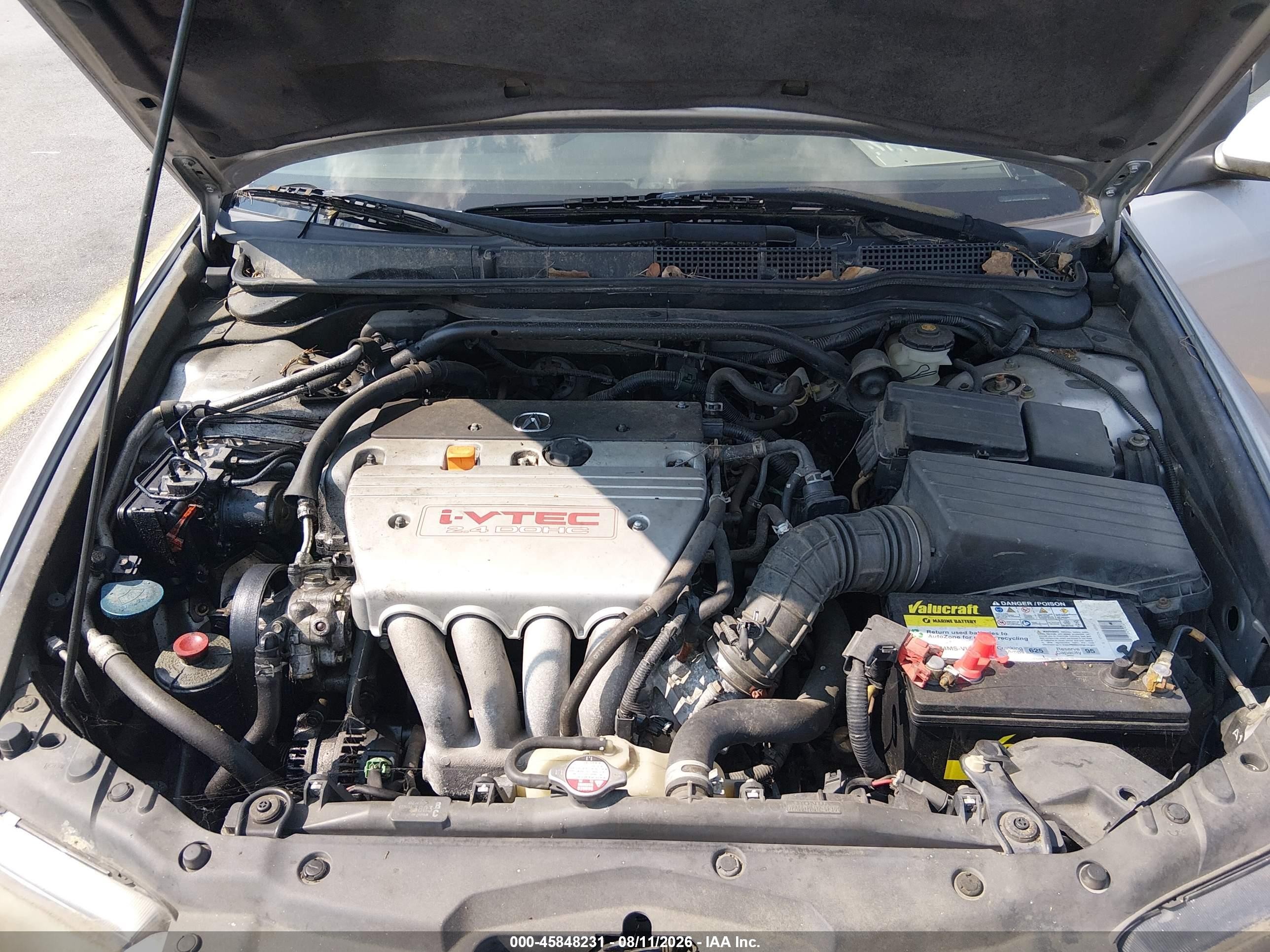2004 Acura Tsx   Silver vin: JH4CL96854C013402
