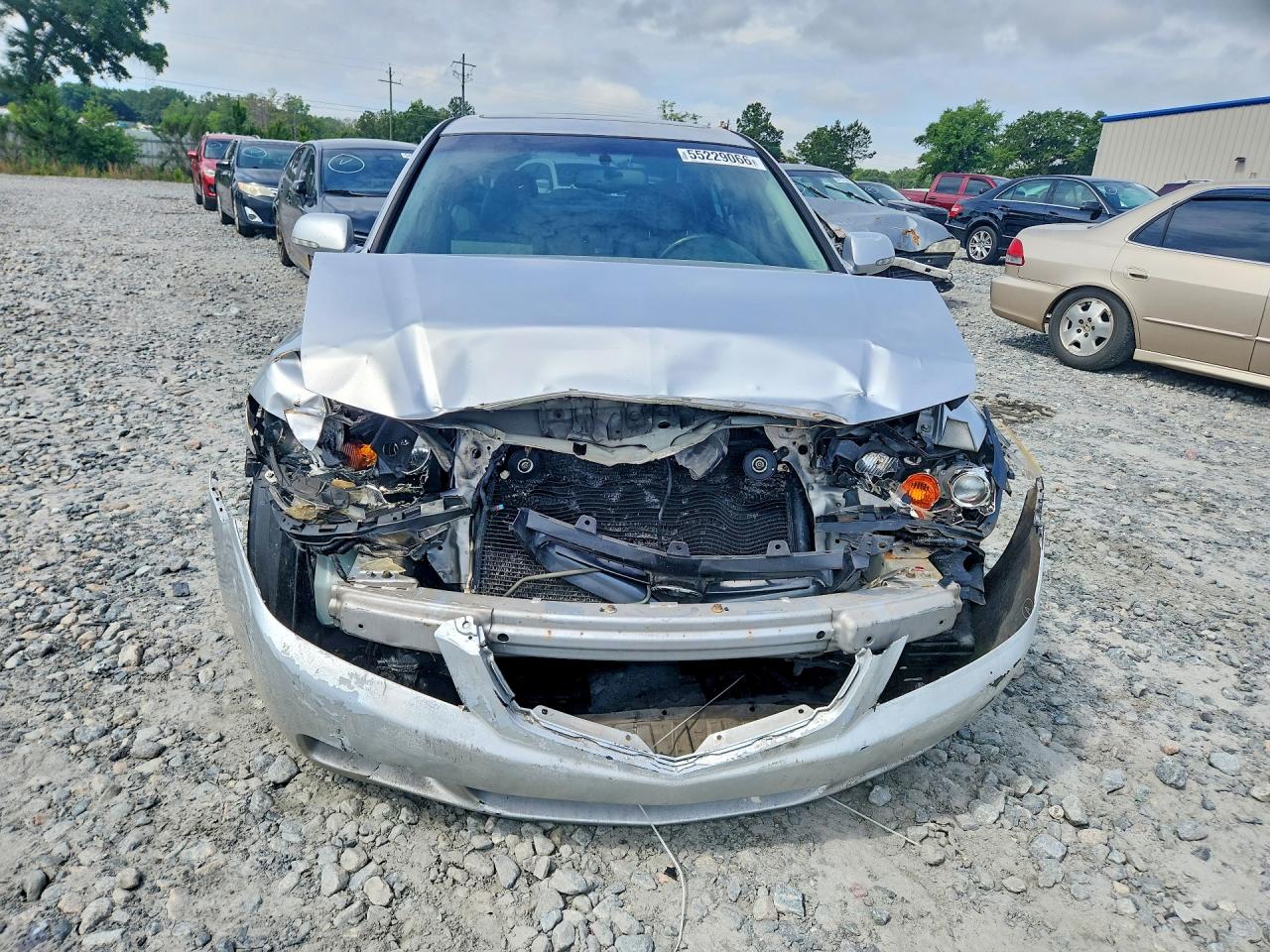 2004 Acura Tsx Silver vin: JH4CL96854C015425