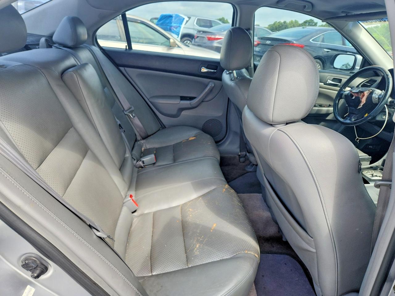 2004 Acura Tsx Silver vin: JH4CL96854C015425
