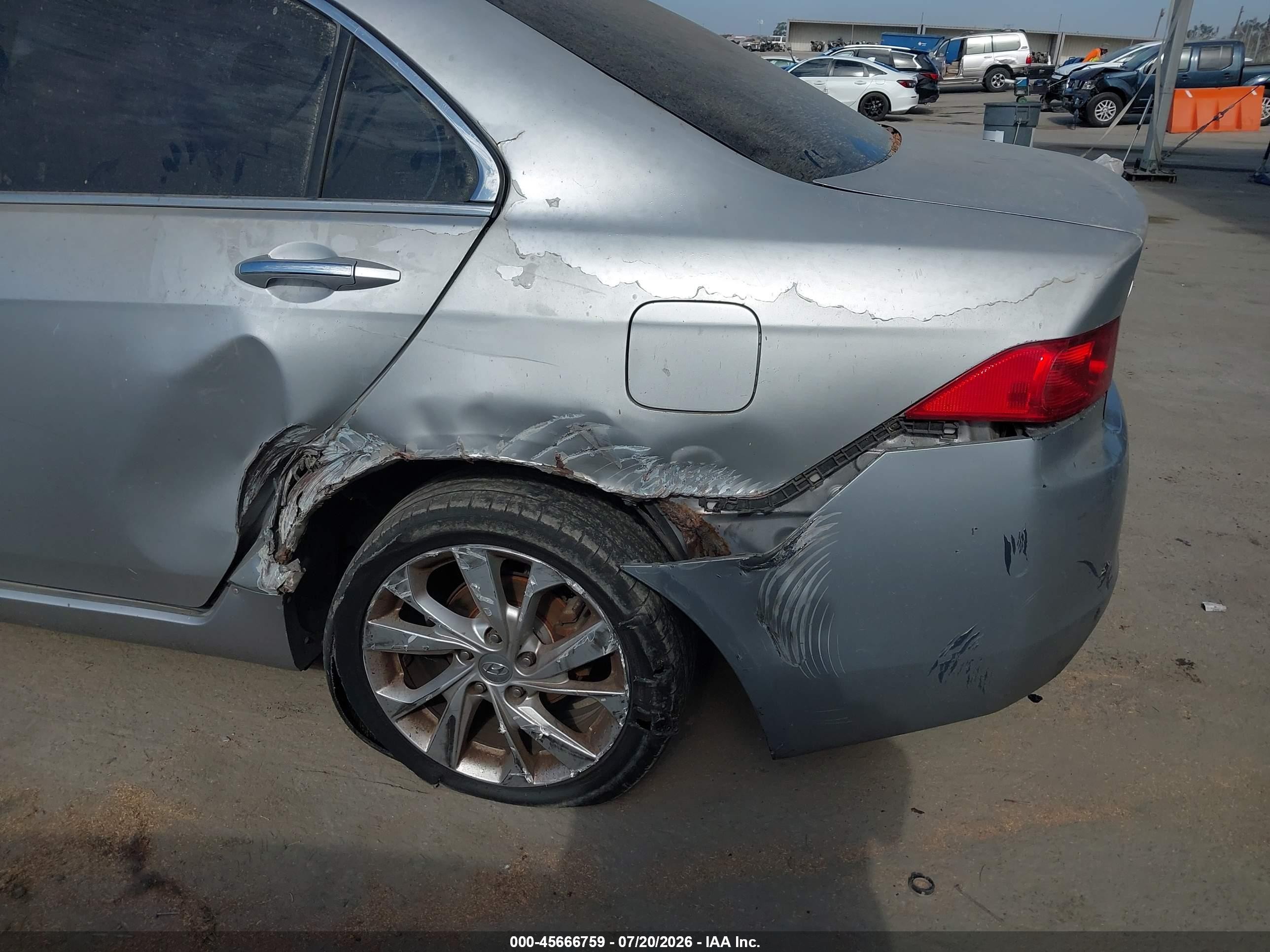 2004 Acura Tsx   Silver vin: JH4CL96854C022861