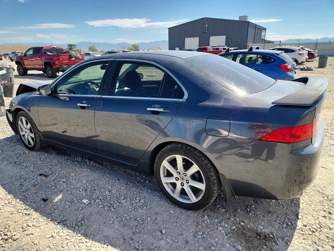 2004 Acura Tsx Black vin: JH4CL96854C029485