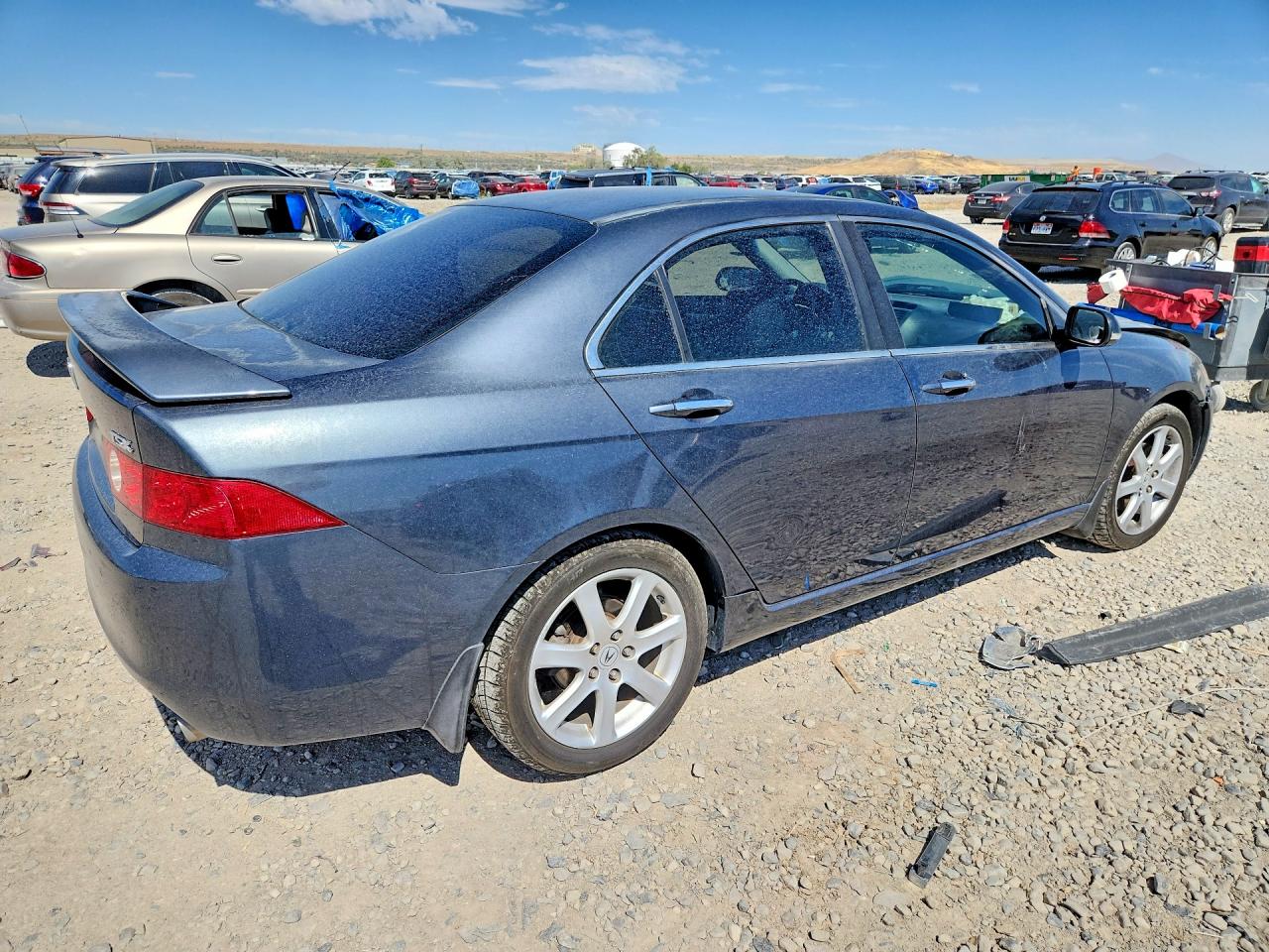 2004 Acura Tsx Black vin: JH4CL96854C029485