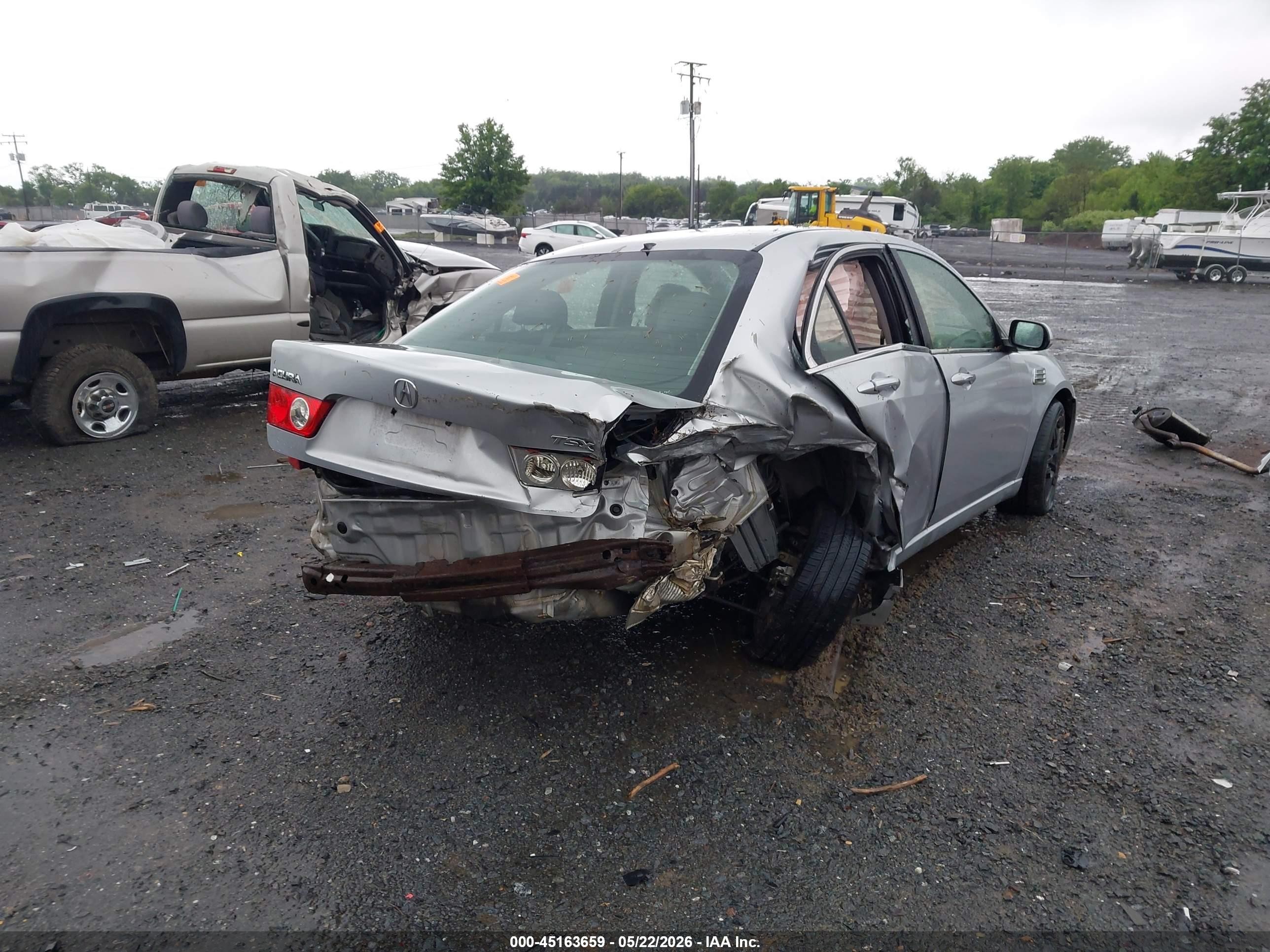 2004 Acura Tsx   Silver vin: JH4CL96854C031981