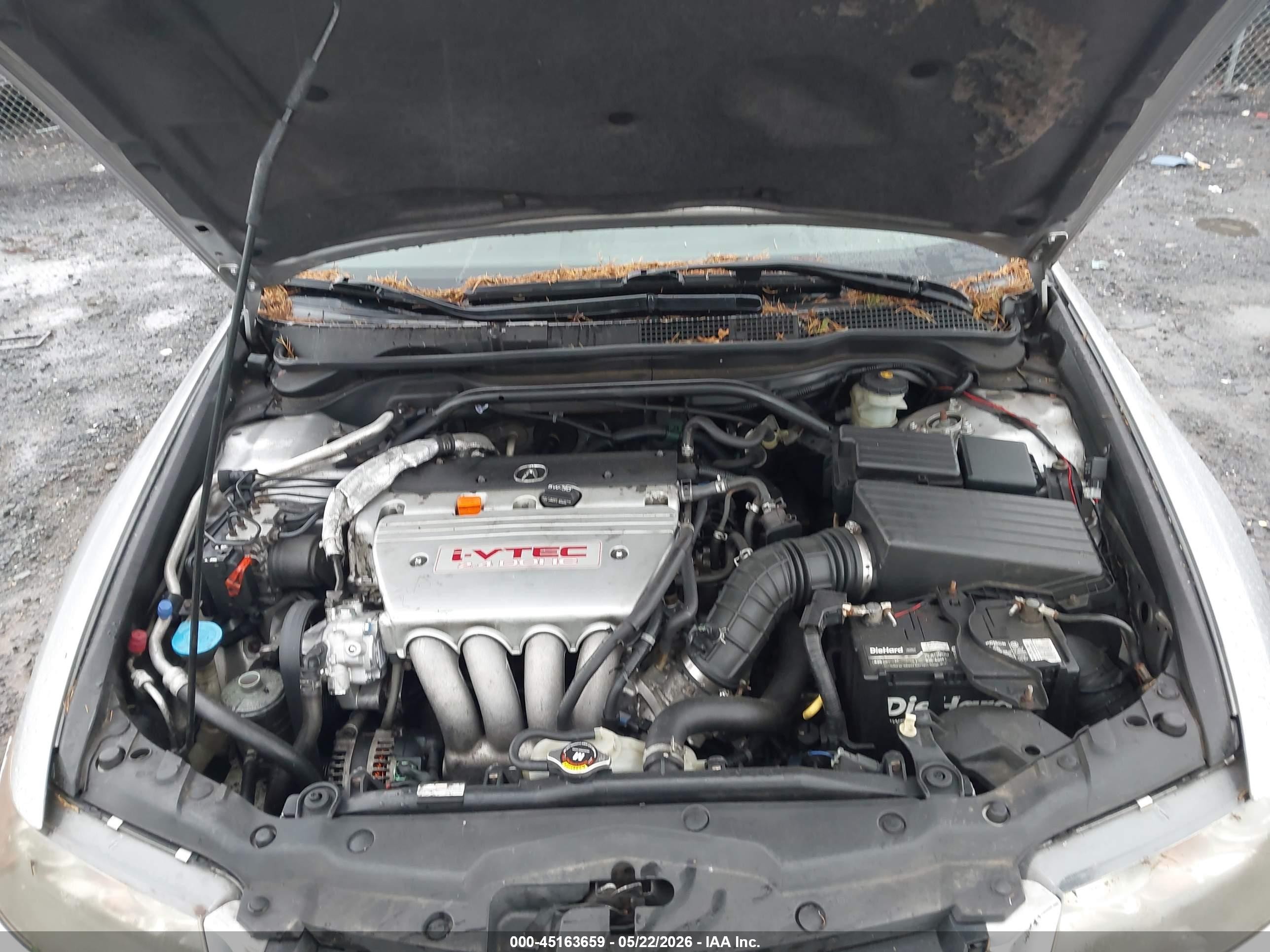 2004 Acura Tsx   Silver vin: JH4CL96854C031981