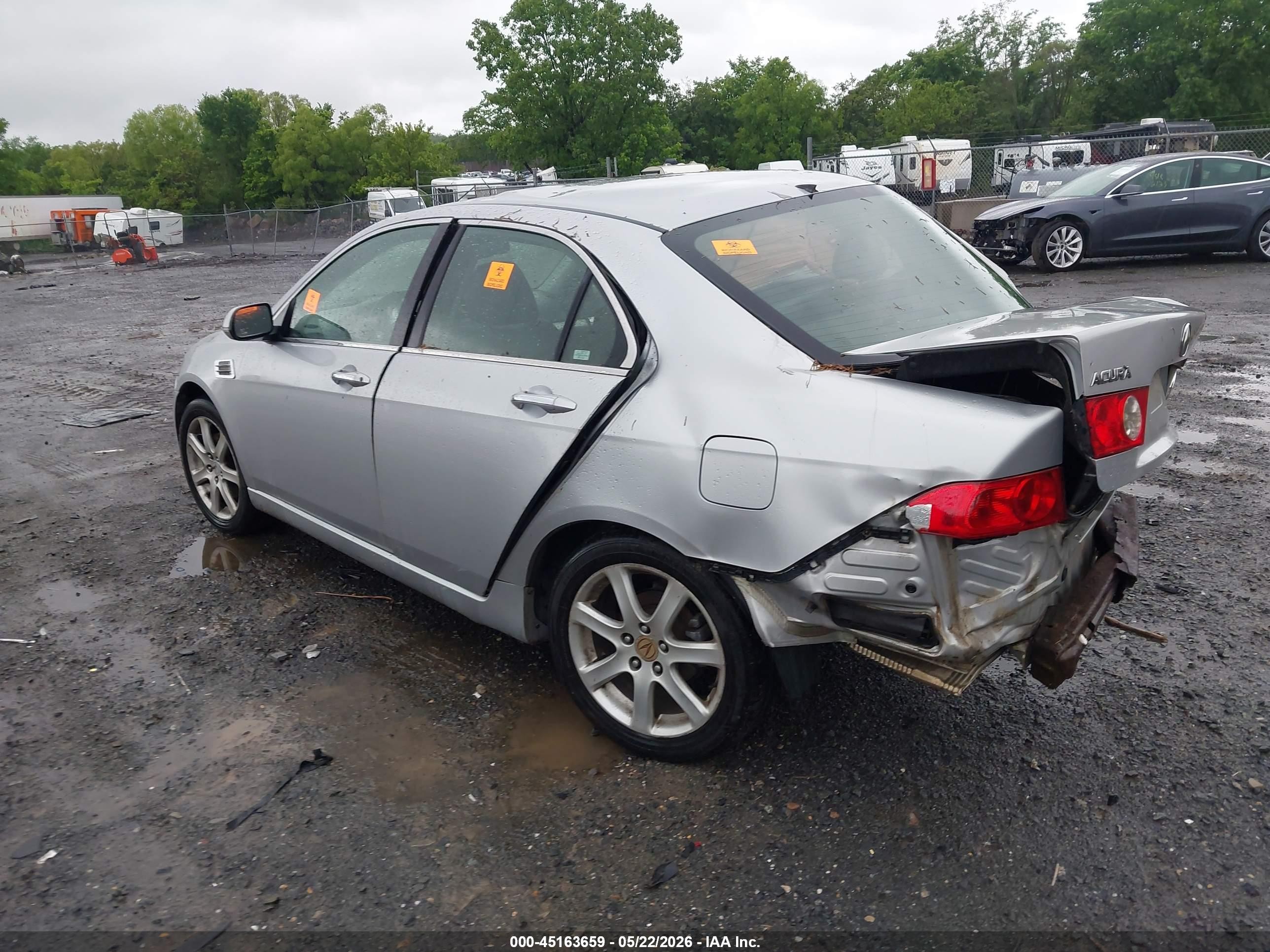 2004 Acura Tsx   Silver vin: JH4CL96854C031981