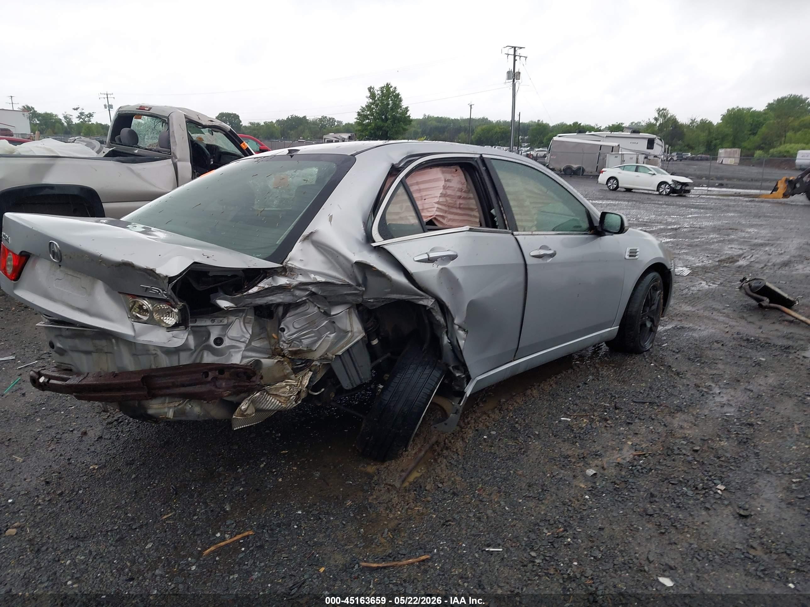2004 Acura Tsx   Silver vin: JH4CL96854C031981