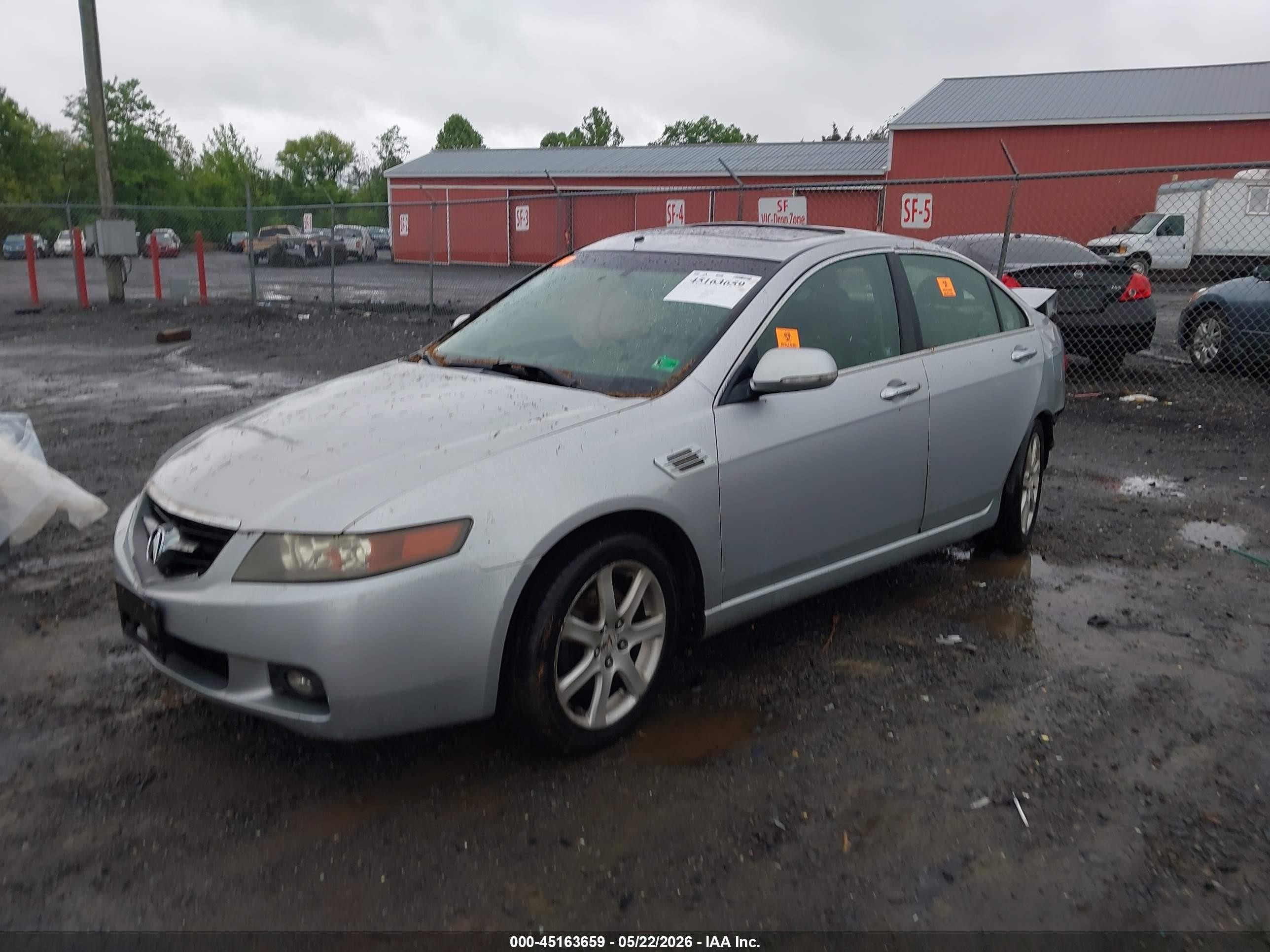 2004 Acura Tsx   Silver vin: JH4CL96854C031981