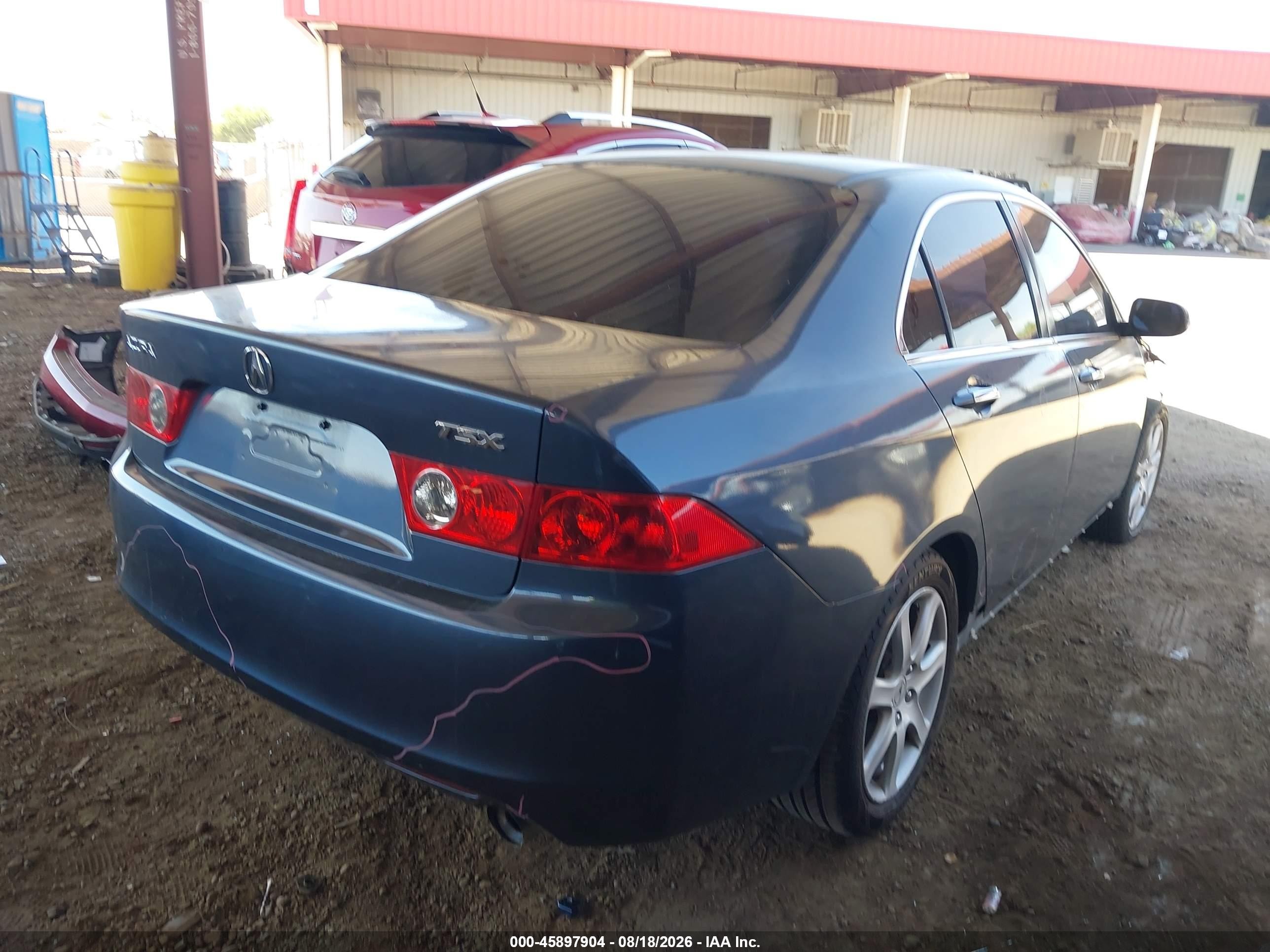 2004 Acura Tsx   Gray vin: JH4CL96854C045959